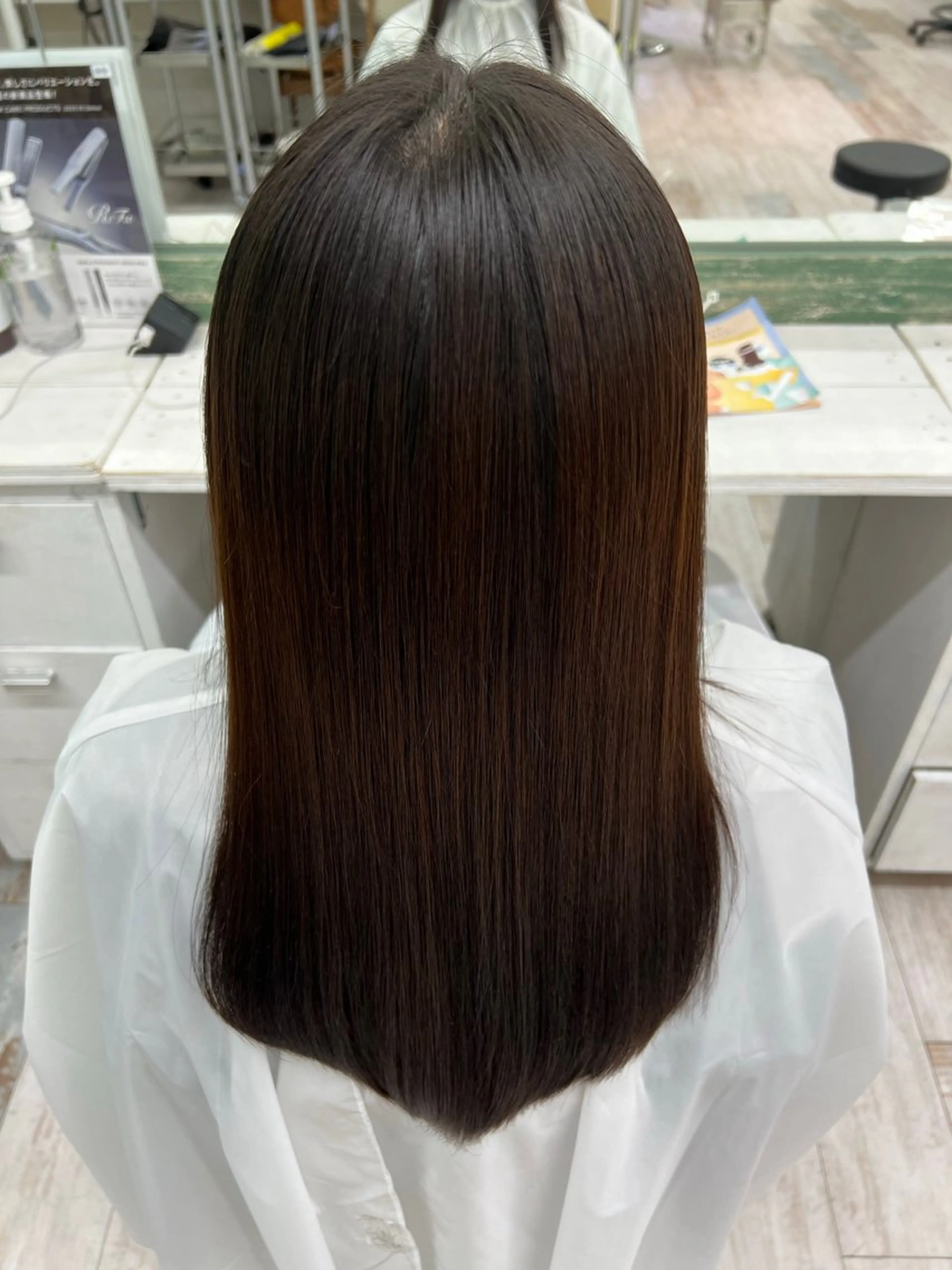 ロング パーマ ストレートパーマ 縮毛矯正 natura所属・natura 表参道/ruriのヘアスタイル