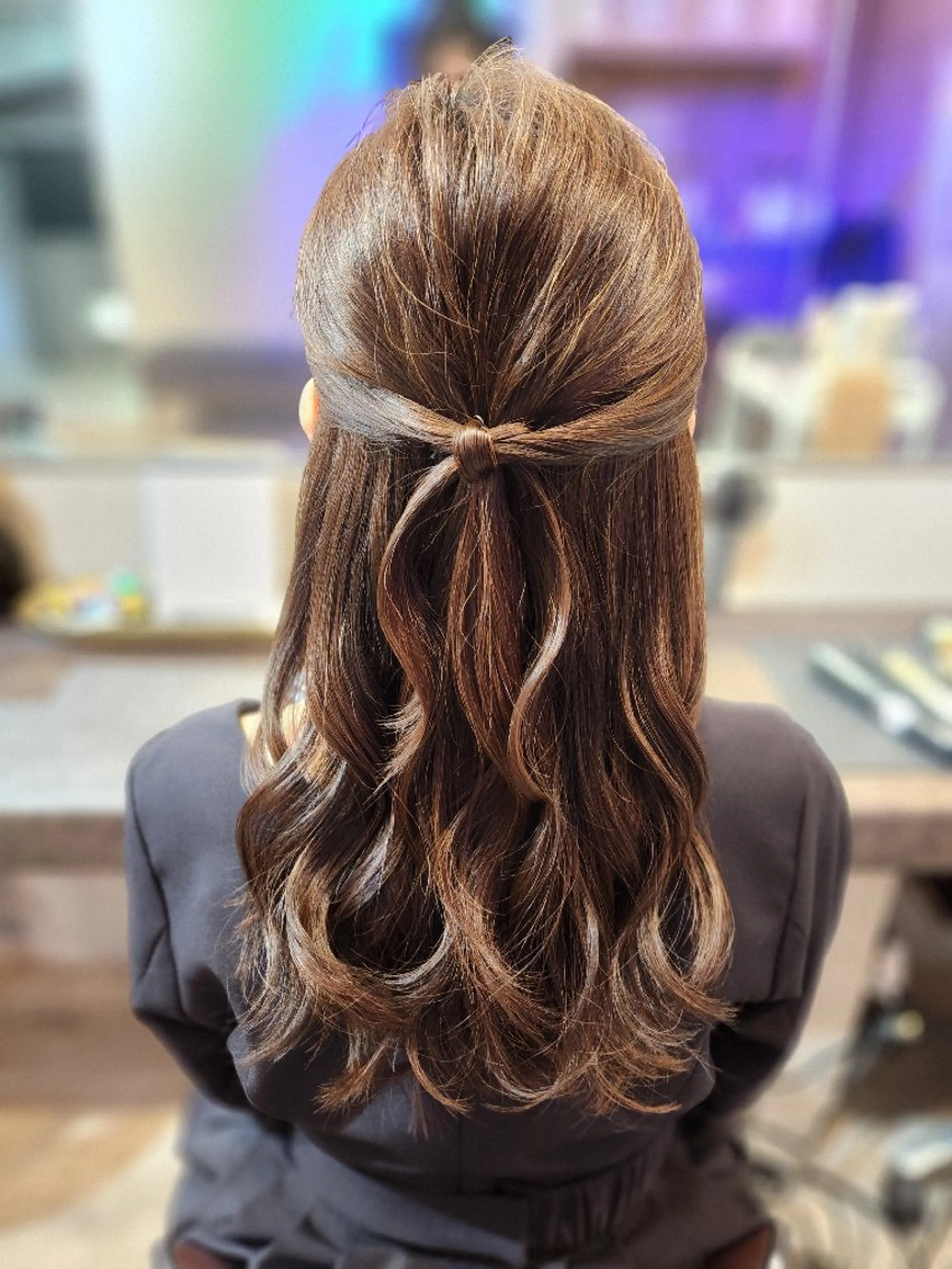 ロング ヘアアレンジ ヘアセット サロンソレイユ(マツ エク/ヘアセット)のヘアスタイル