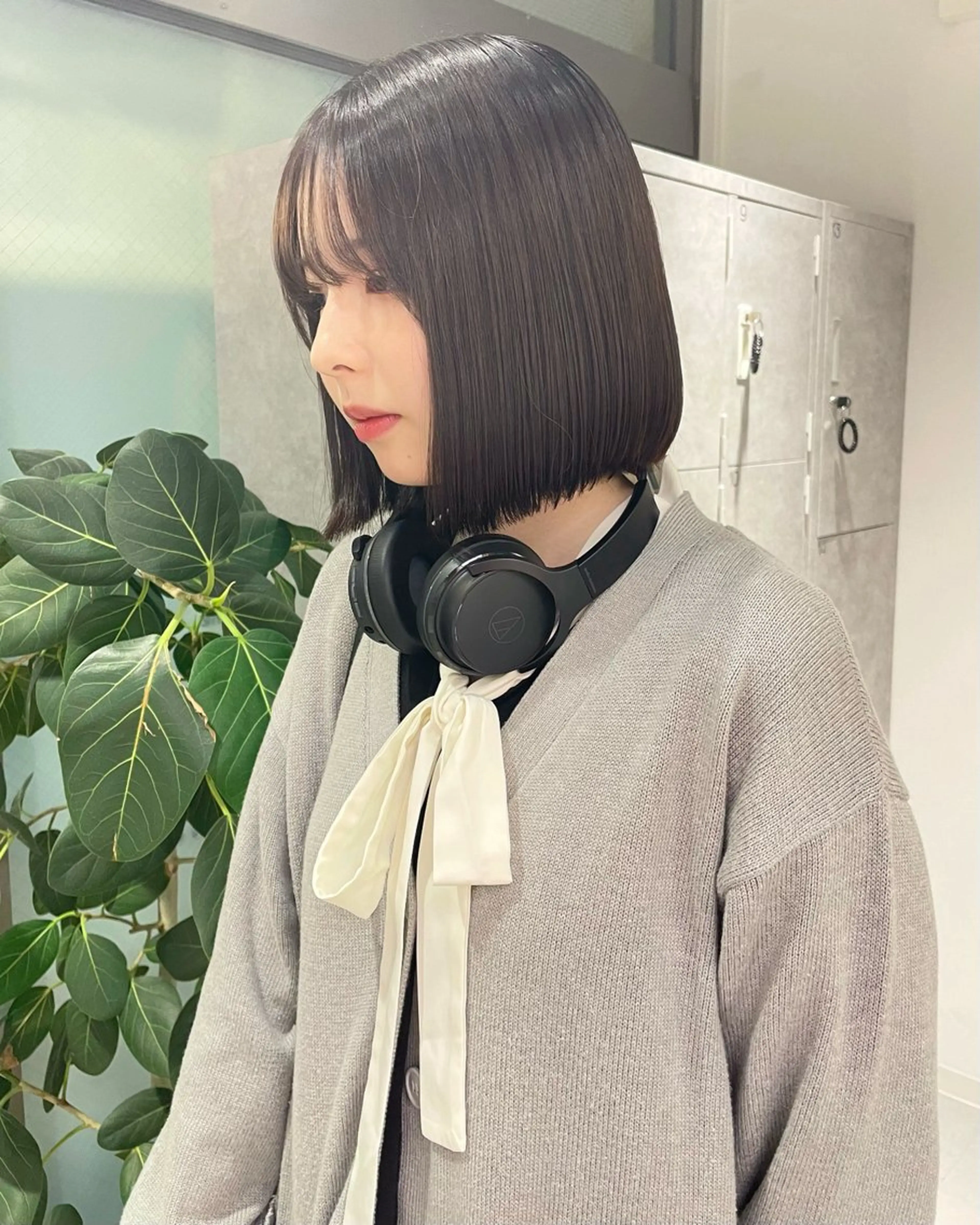 ショート カラー デザインパーマ/ 艶カラー/ボブのヘアスタイル