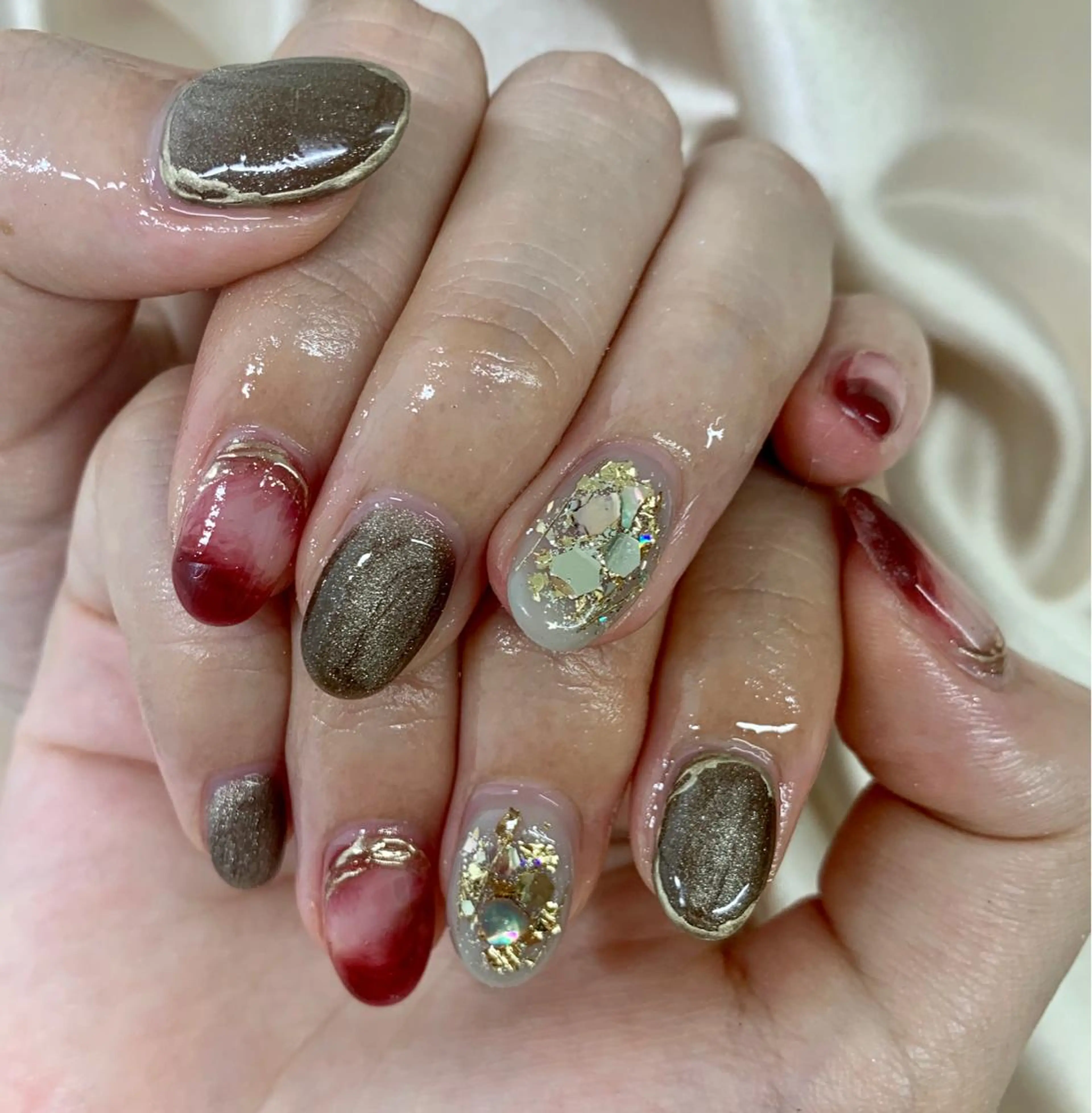 ネイル ニュアンスネイル pu muのネイルデザイン