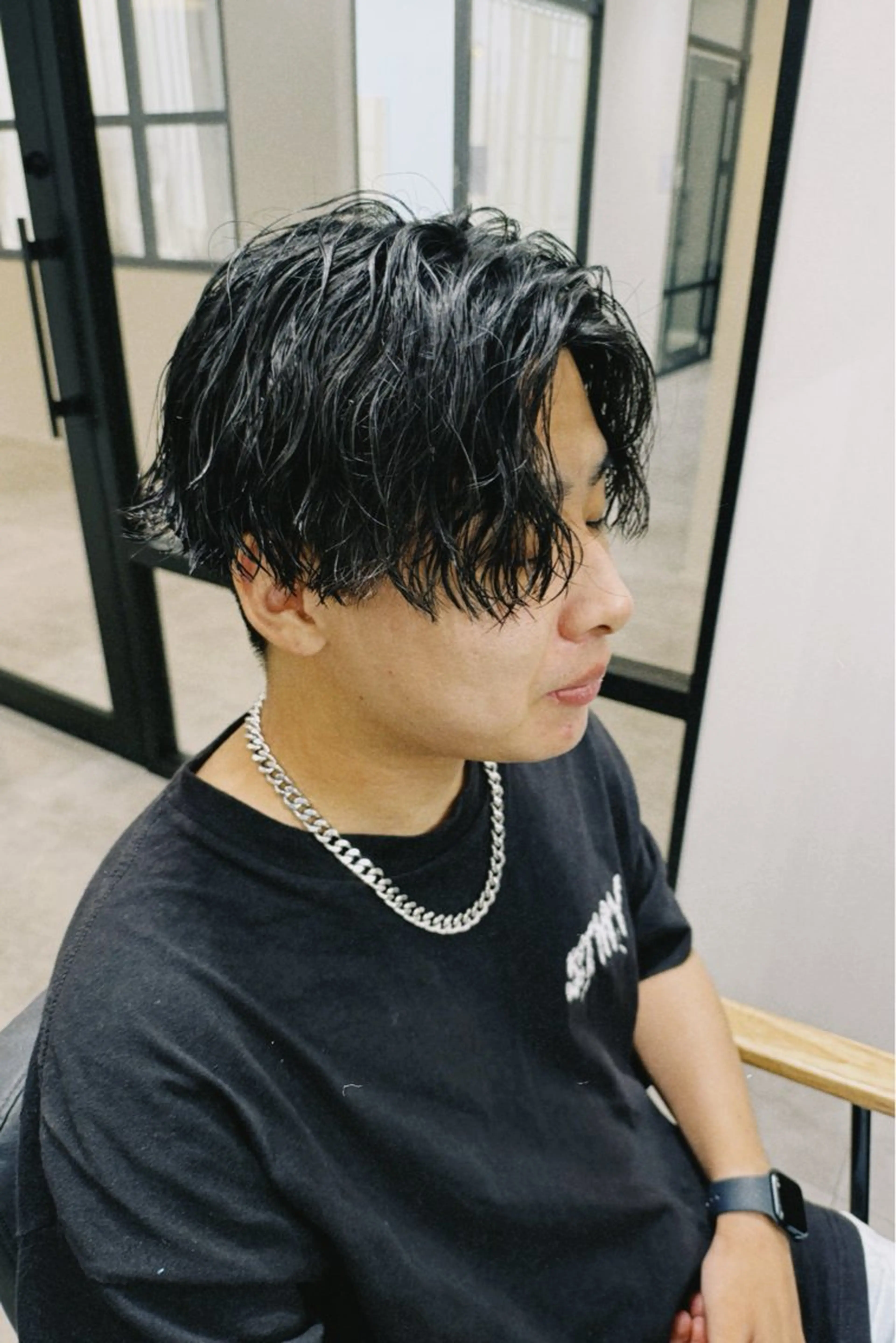 パーマ メンズ 新宿/パーマ🦋 メンズボブ/めいの眉毛・アイブロウイメージ