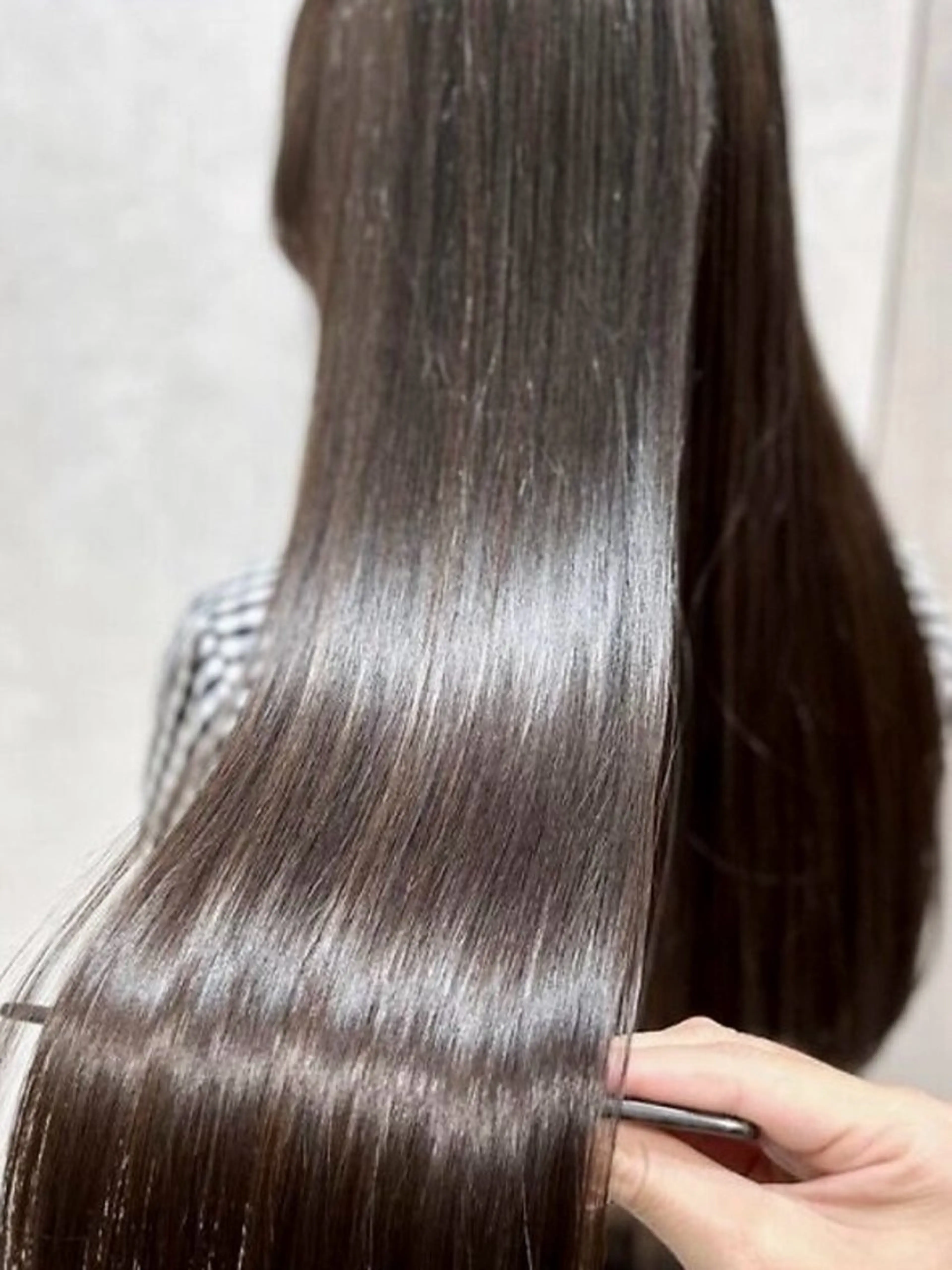 ロング パーマ 髪質改善 縮毛矯正 カット 縮毛矯正 トリートメント 髪質改善縮毛矯正 💎TOMOのヘアスタイル