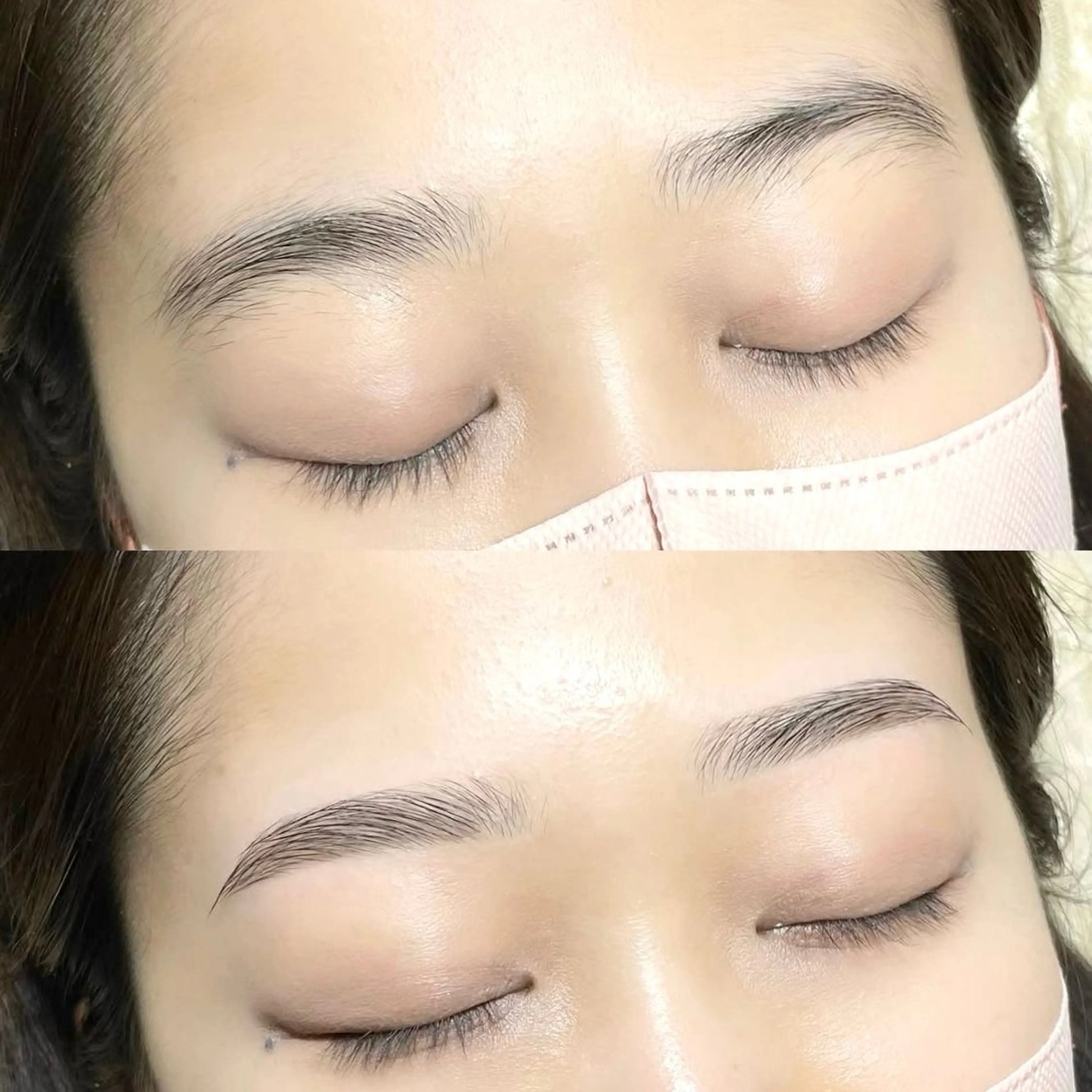 アイブロウ眉wax(間引き&メイク込み)の写真