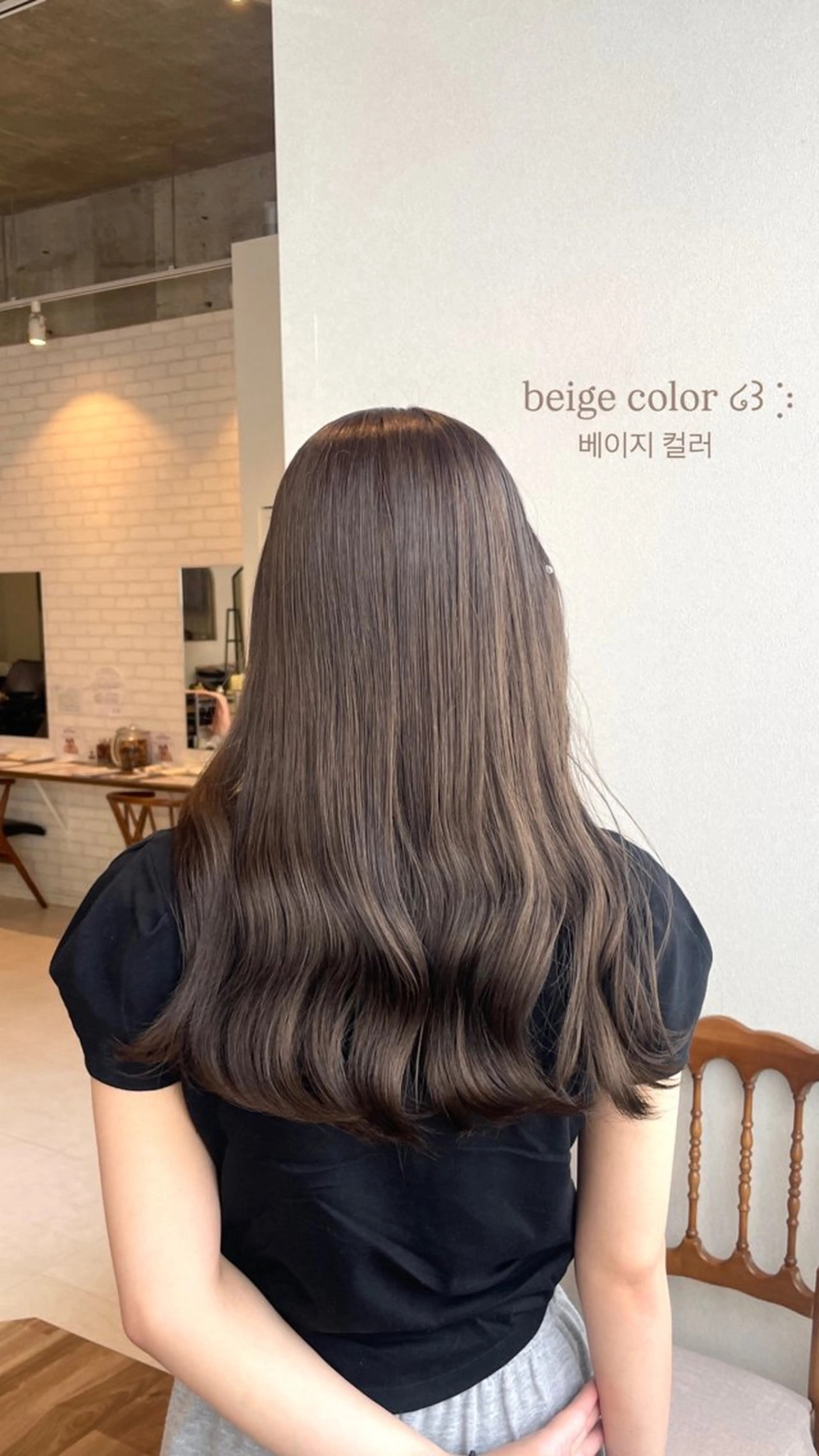 セミロング カラー amoretto中央駅店所属・amoretto_ あやかのヘアスタイル