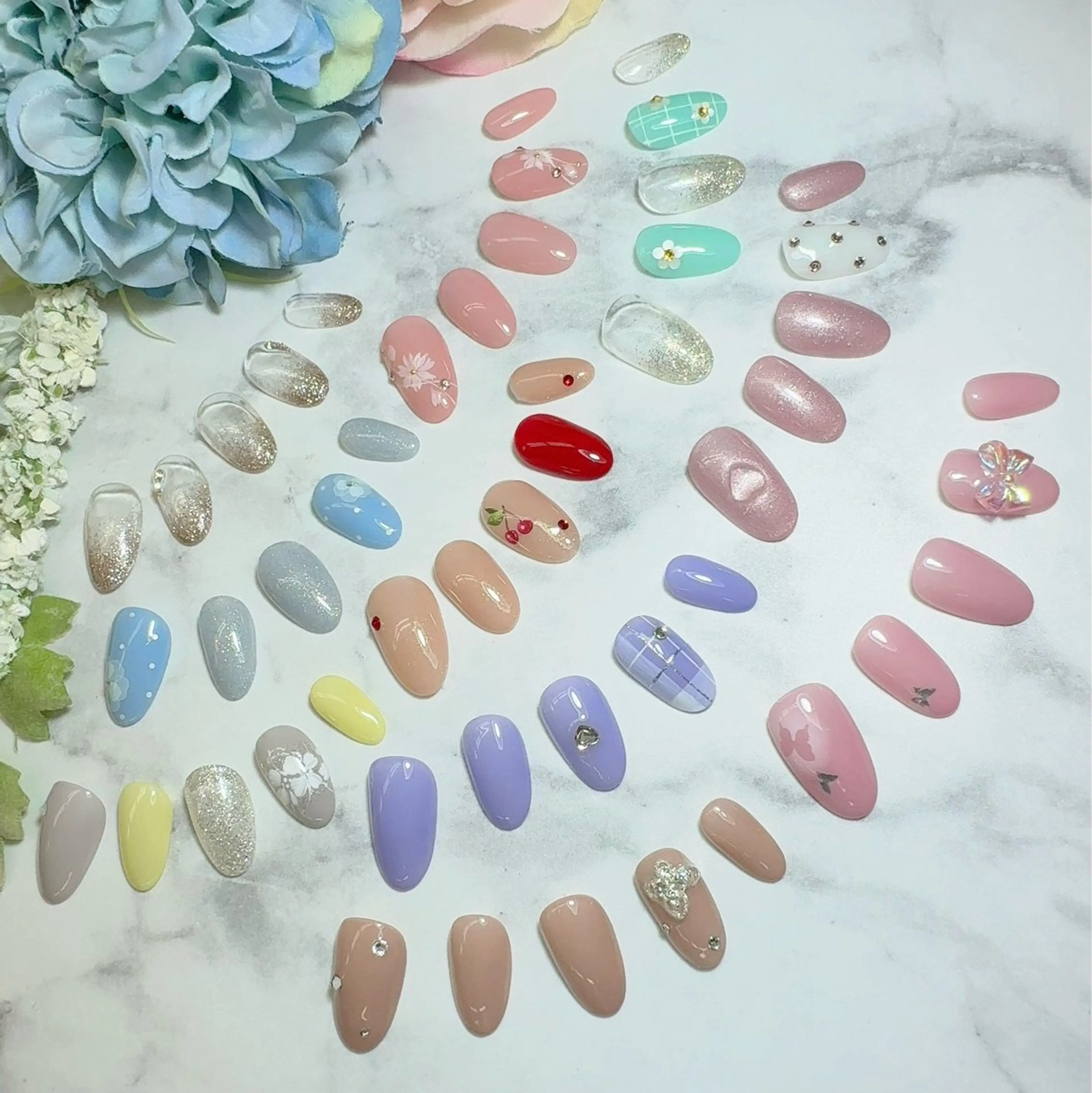 ネイル アートネイル 春ネイル Nail salon ivory所属・矢場町ネイルサロン アイボリーのネイルデザイン