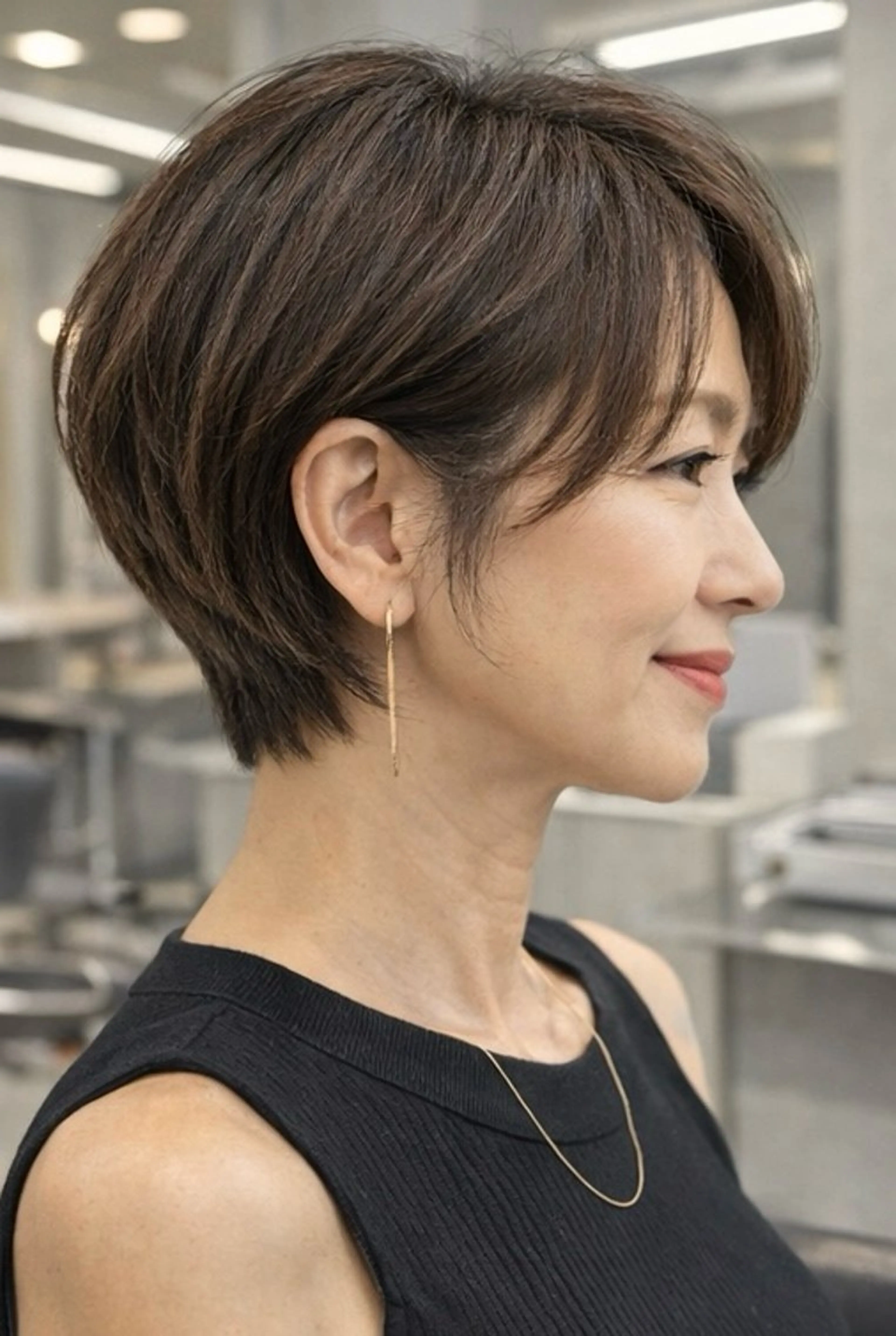 ショート カット ヘアカラー トリートメント 👑白髪ケア👑 ウメダナオヤのヘアスタイル