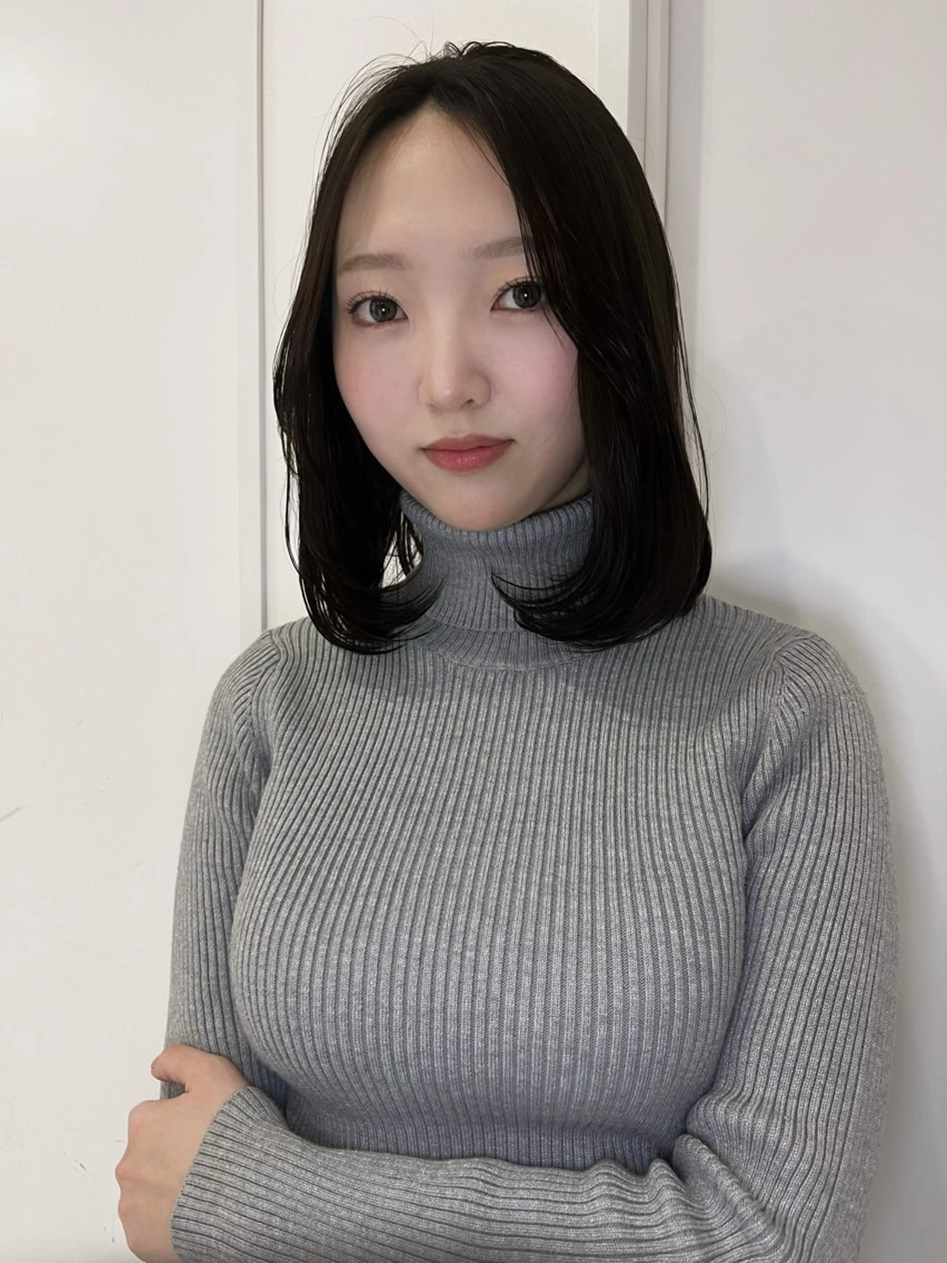 カラー 透明感カラー グレージュ ヘアカラー YOLO/ HANAのヘアスタイル