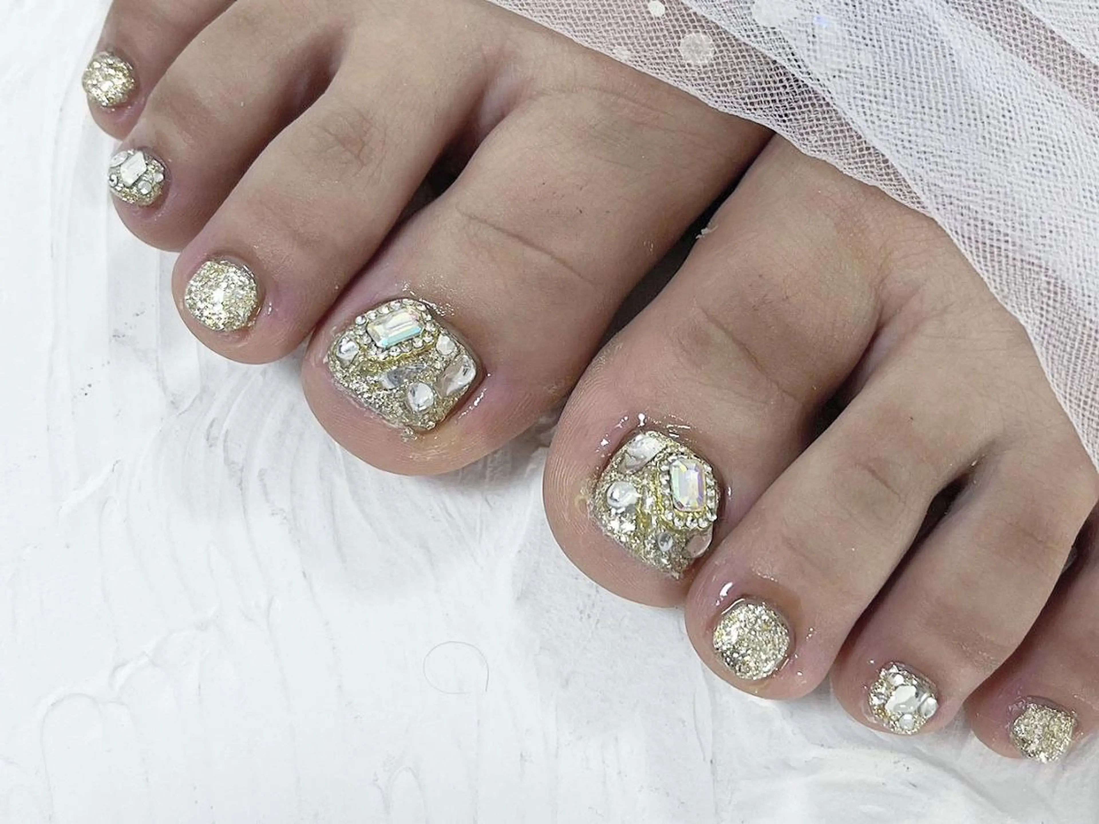 ネイル フットネイル 🔷ﾐﾅﾐﾈｲﾙ🔷 やり放題ネイル渋谷2のネイルデザイン