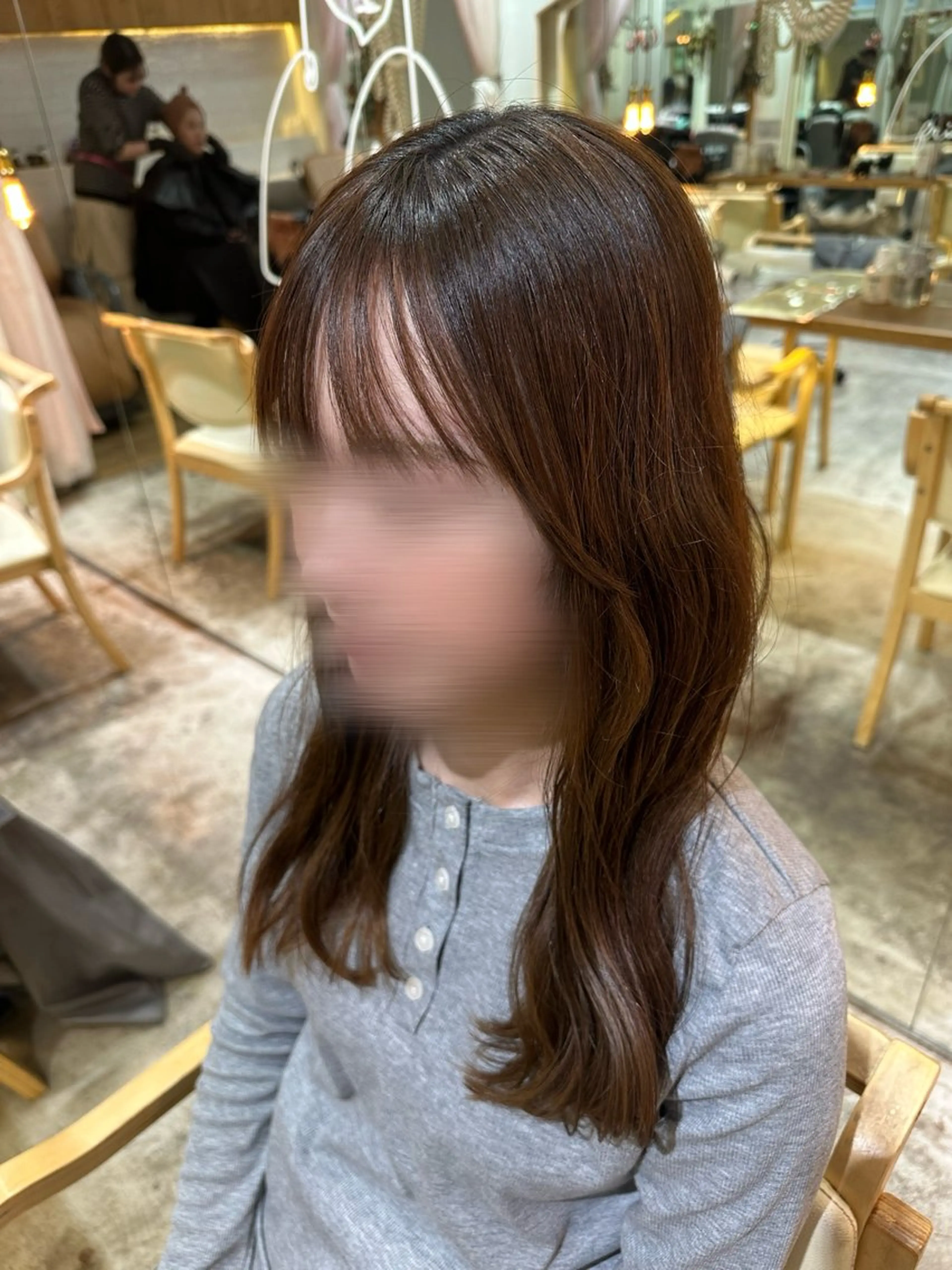 セミロング 赤熊 咲良 🦔ྀིのヘアスタイル