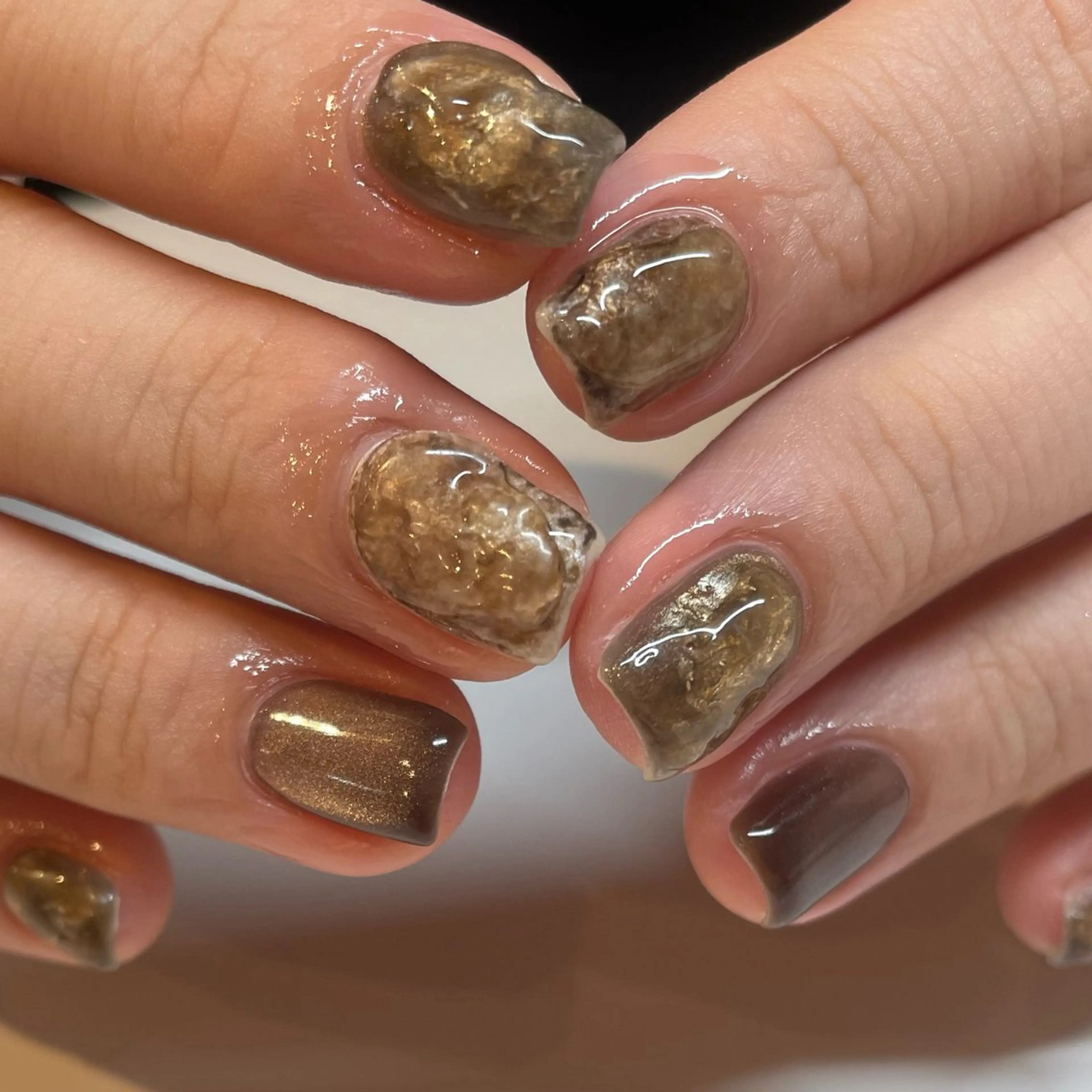 ネイル ニュアンスネイル Manon Yuiのマツエク・マツパデザイン