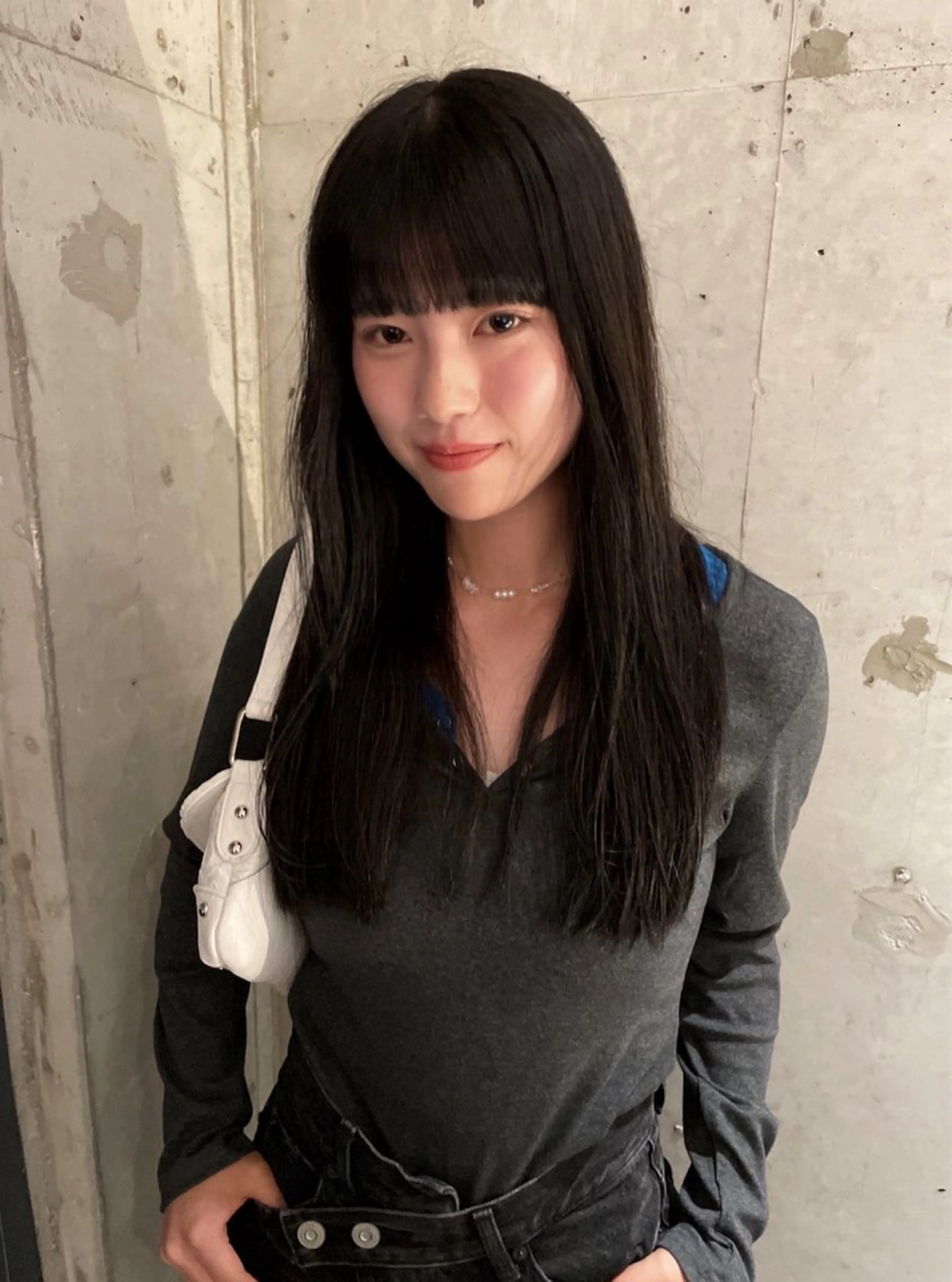 セミロング カラー カット ヘアカラー sano rikitoのヘアスタイル