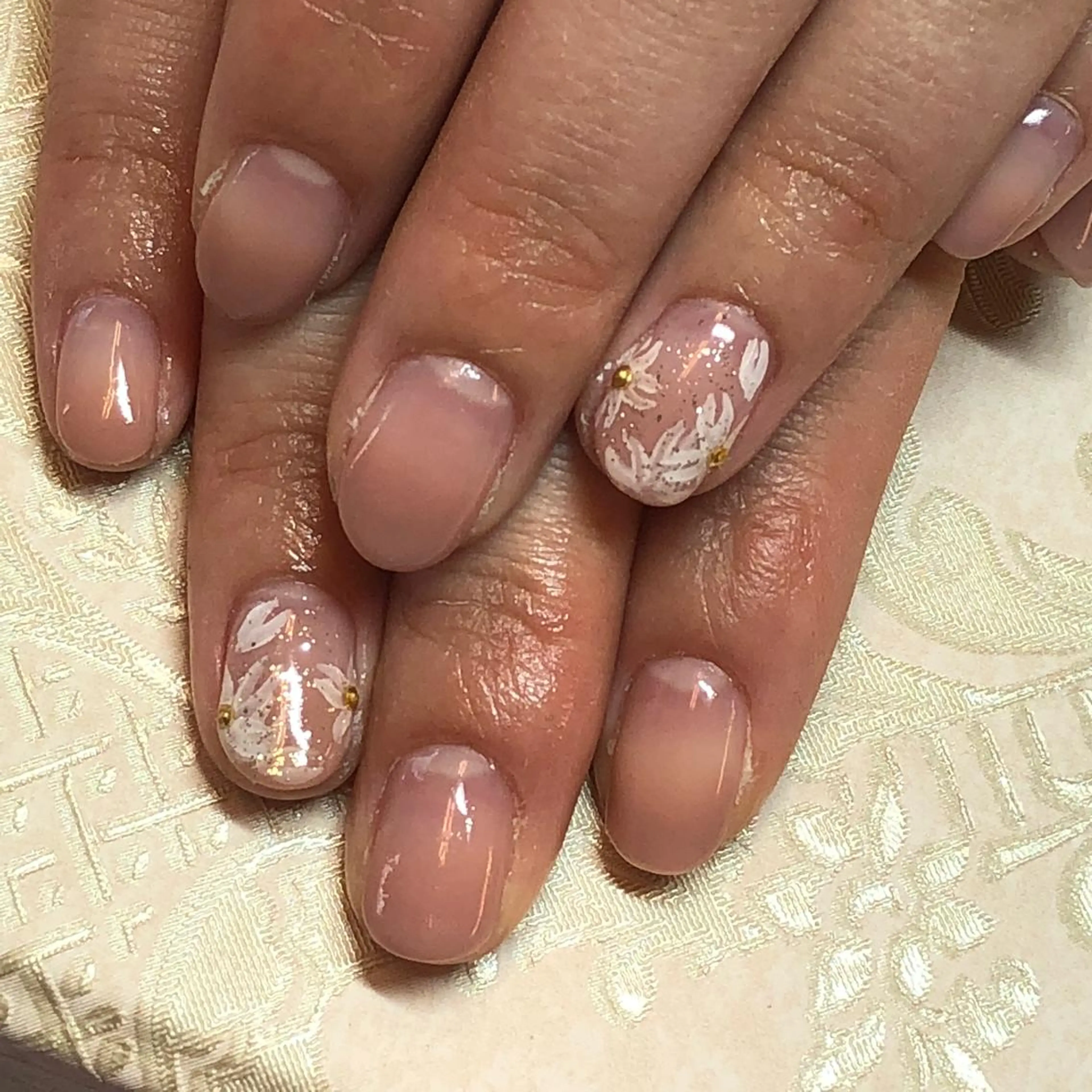 ネイル アートネイル 桜ネイル オフィスネイル KIREIE NAILSのネイルデザイン