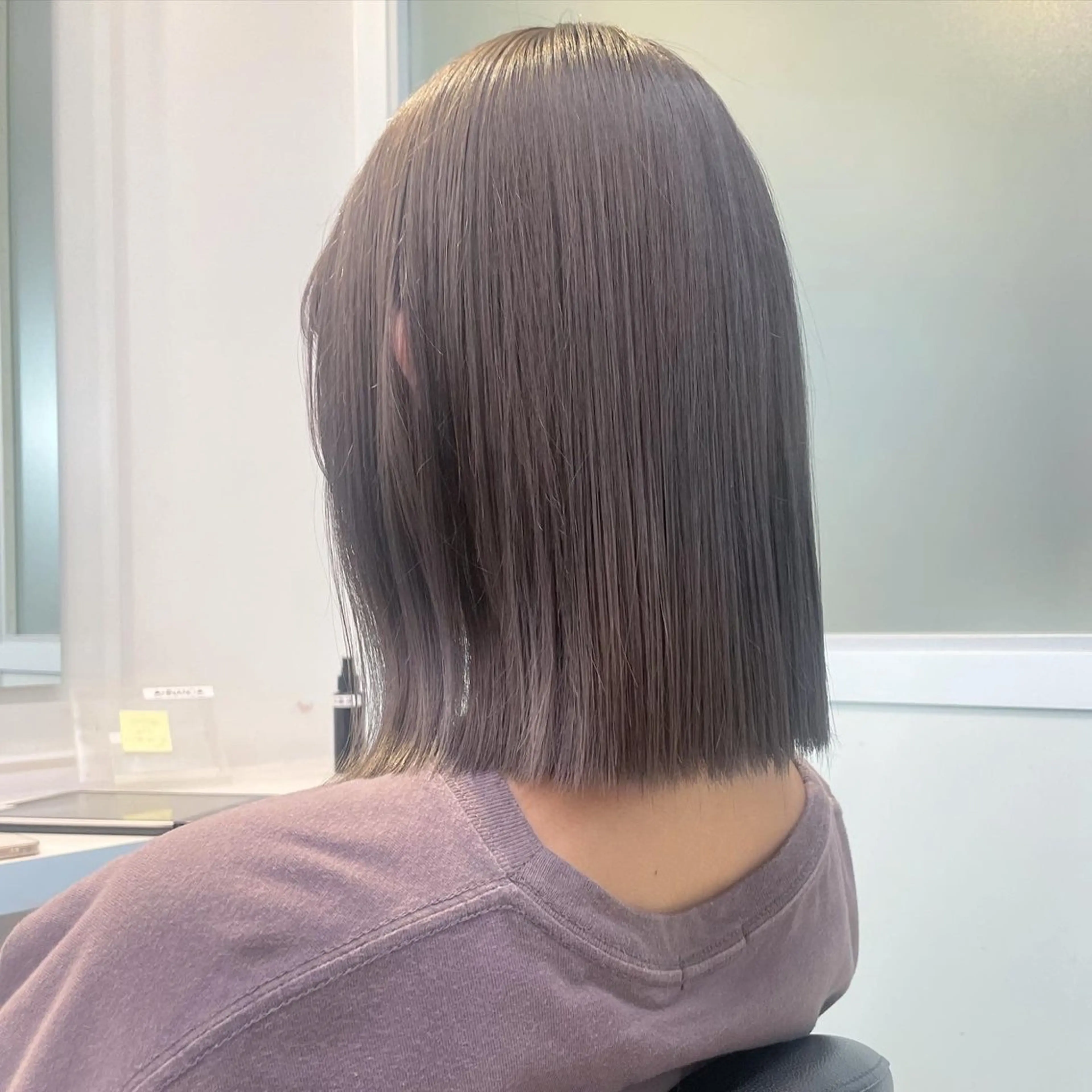 セミロング カラー Salowin池袋East 店3F所属・【美髪矯正/絹髪】 🎀hinano🎀のヘアスタイル