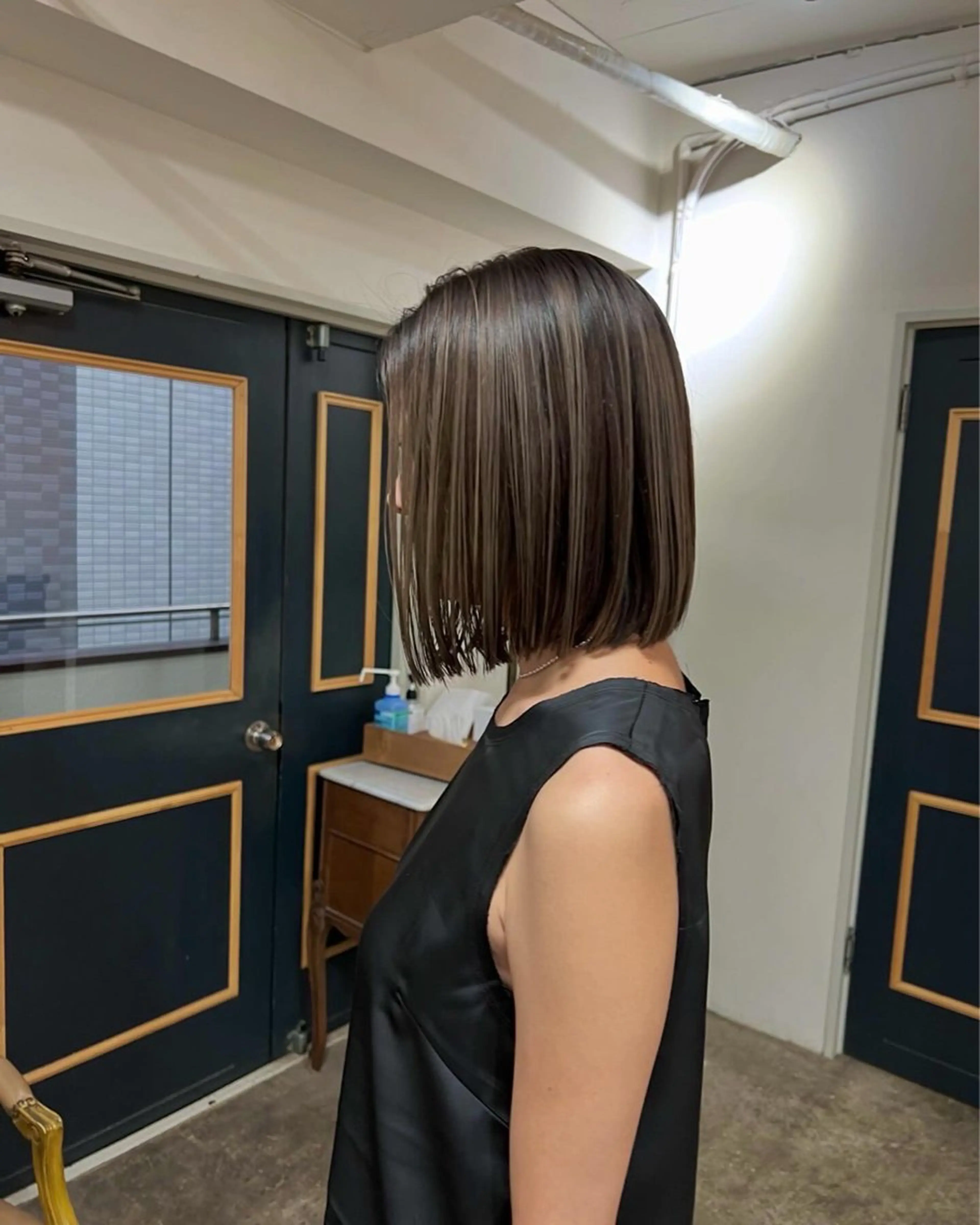 ショート カラー ハイライトカラー ハイライト カット ヘアカラー トリートメント takada kohのヘアスタイル