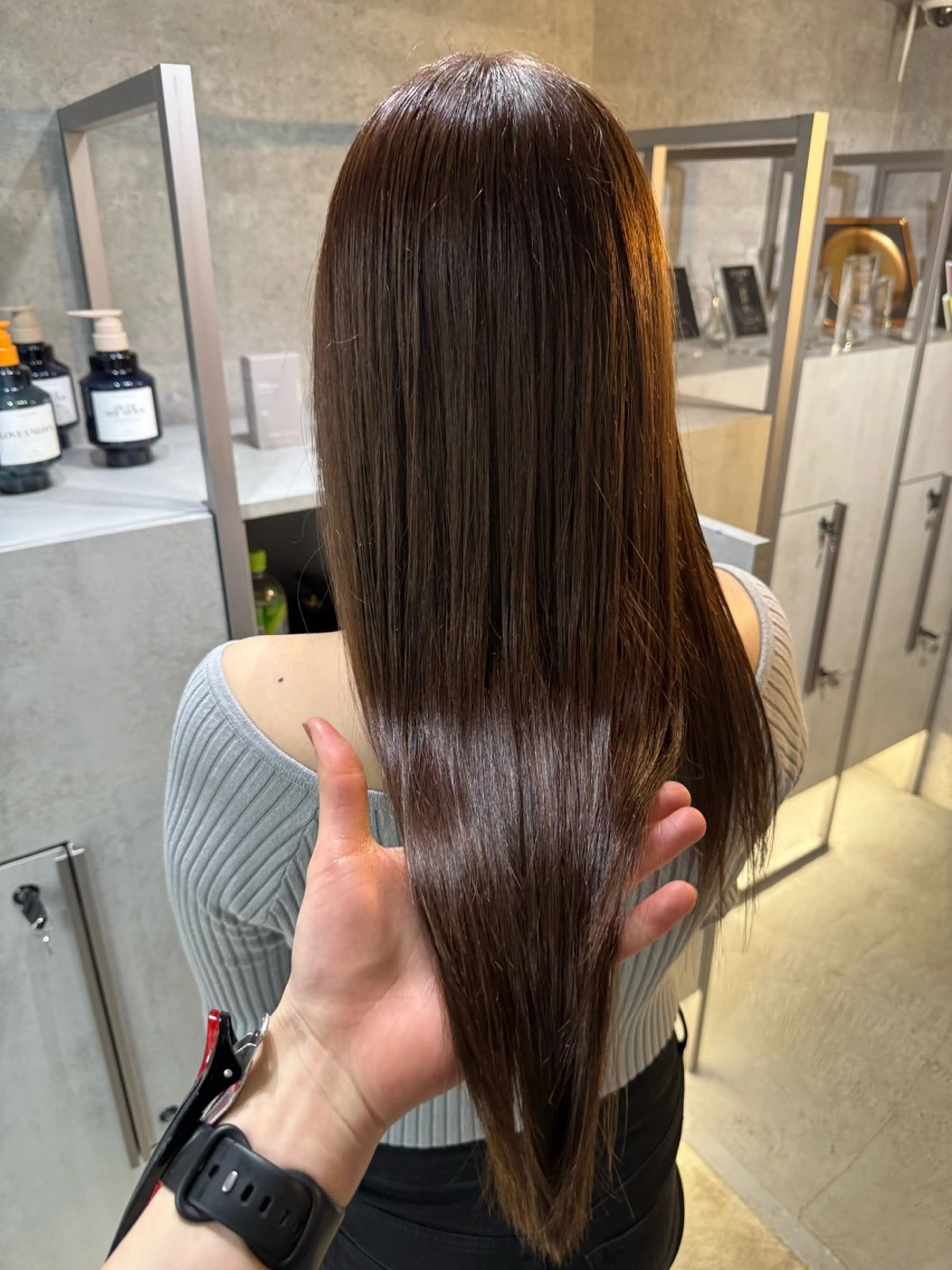 セミロング カラー カット トリートメント NOOS omotesando所属・あなたのお悩み改善" You"💚❤️💛のヘアスタイル