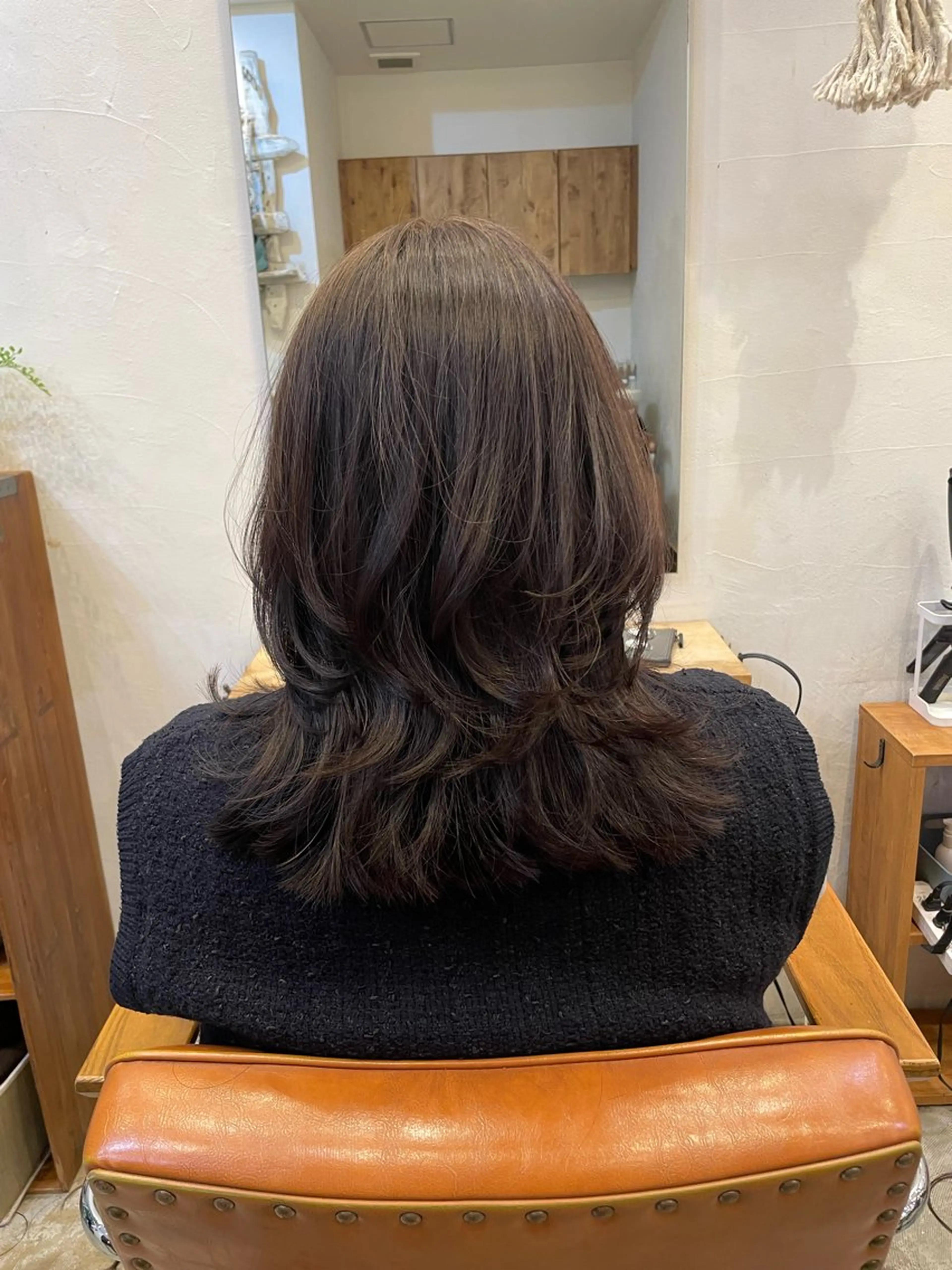 セミロング 似合わせカットNo1 いちば　ゆなのヘアスタイル