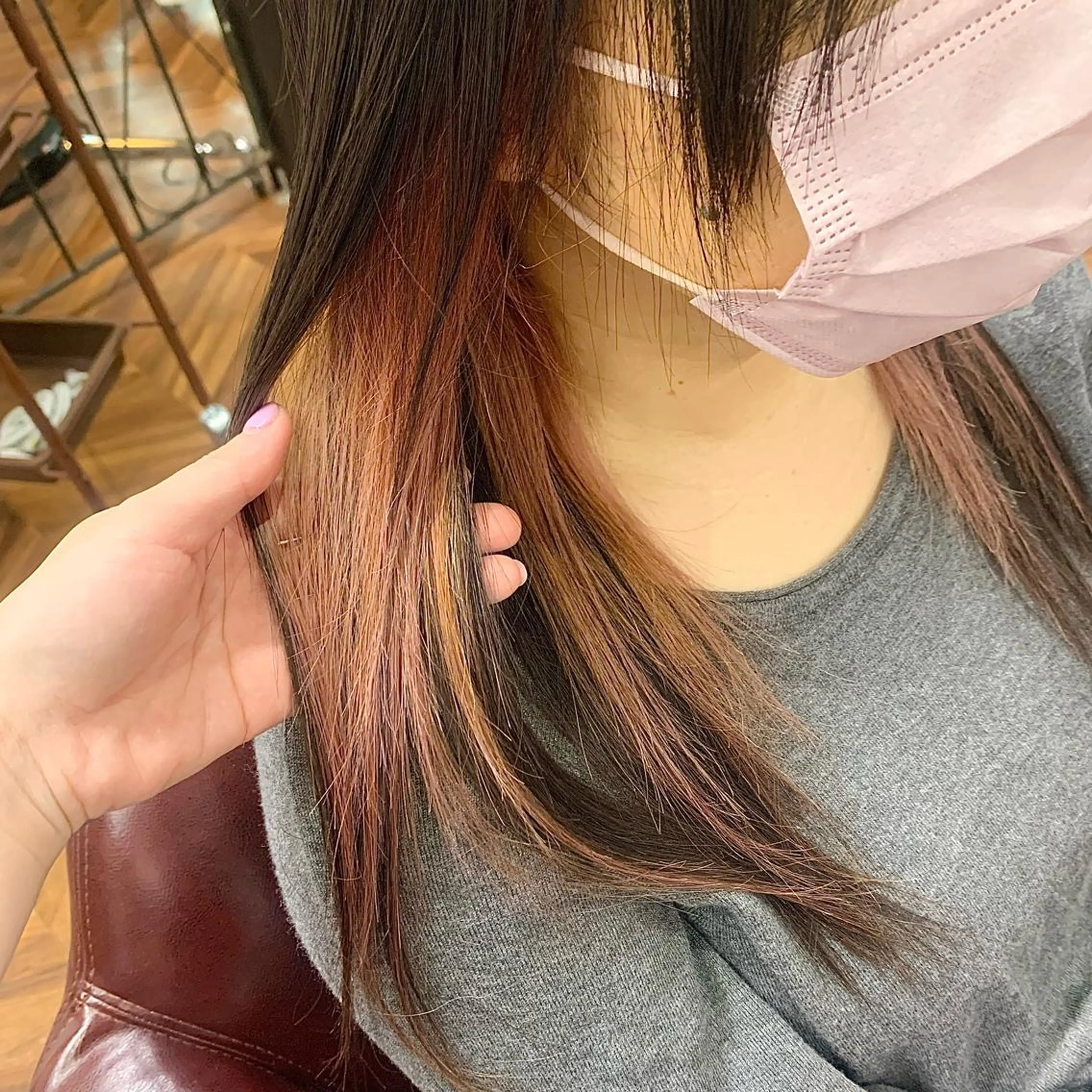 ロング ヘアカラー トリートメント MARKA HAIR所属・MARKA 🫧 YUKAのヘアスタイル