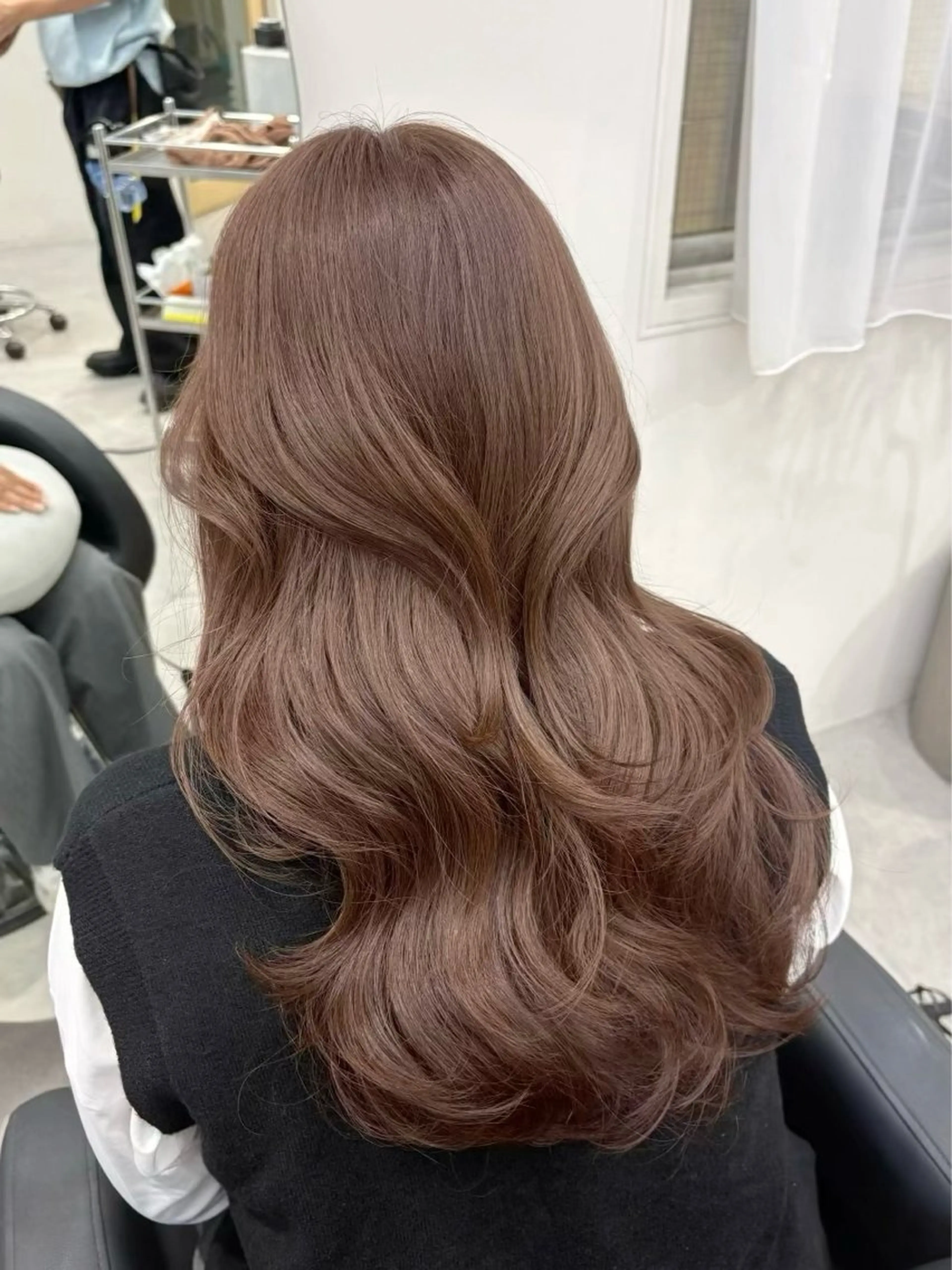 ロング カット ヘアカラー 💖韓国風💖 レイヤー/LISAのヘアスタイル