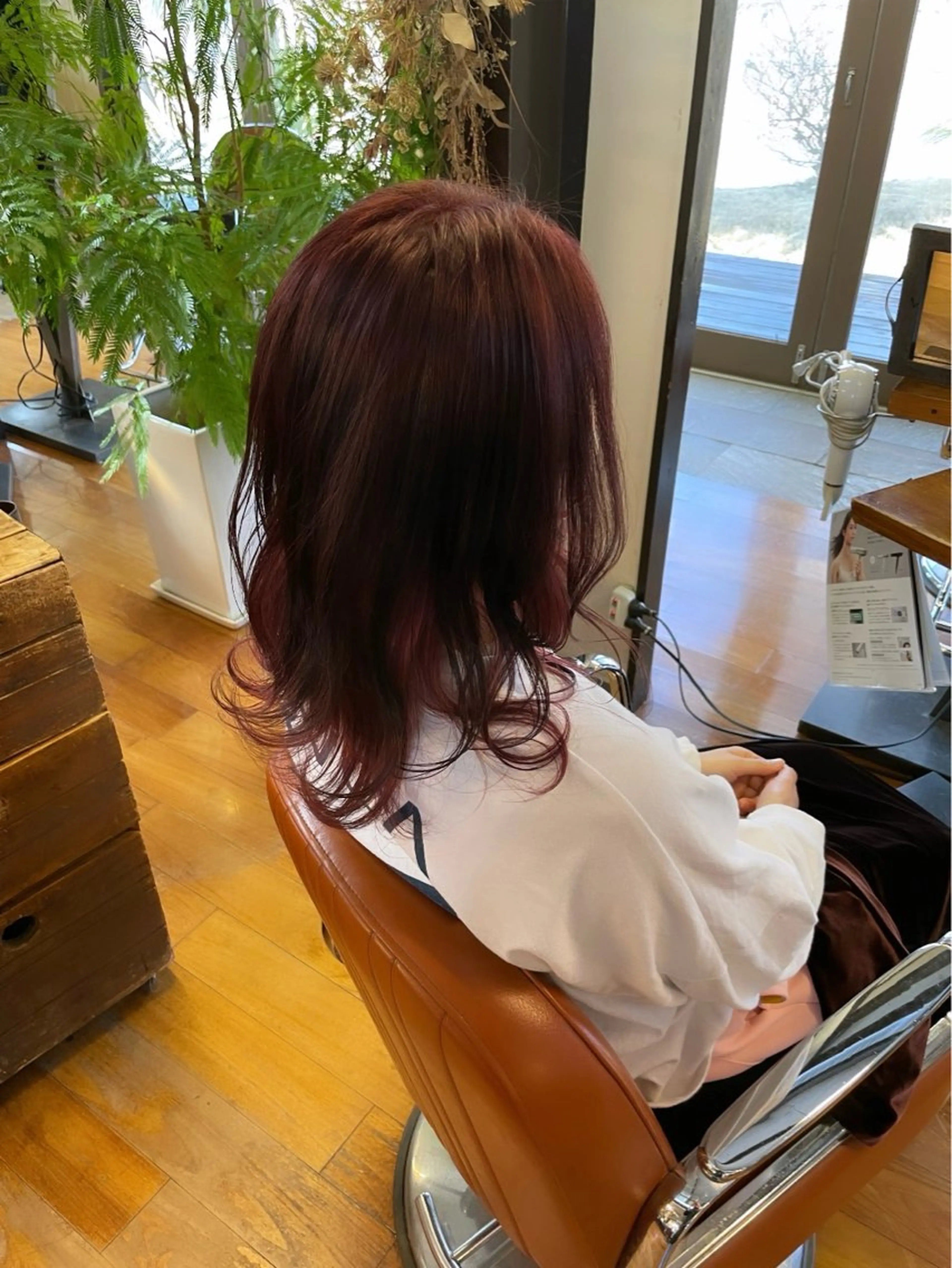 ミディアム カラー ピンクカラー ayaka |トレンドヘアのヘアスタイル