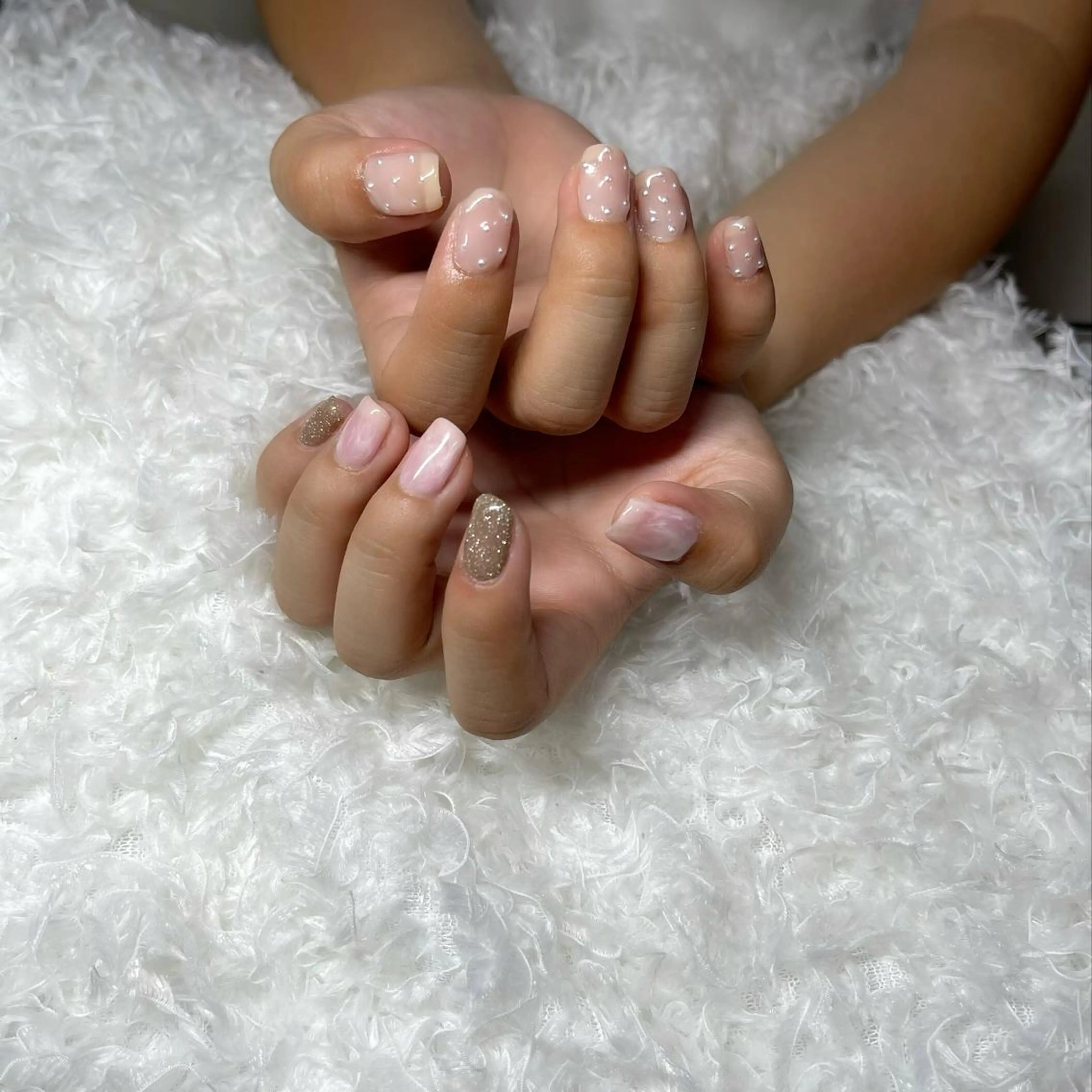 ネイル ドット フラッシュネイル yu kaのネイルデザイン