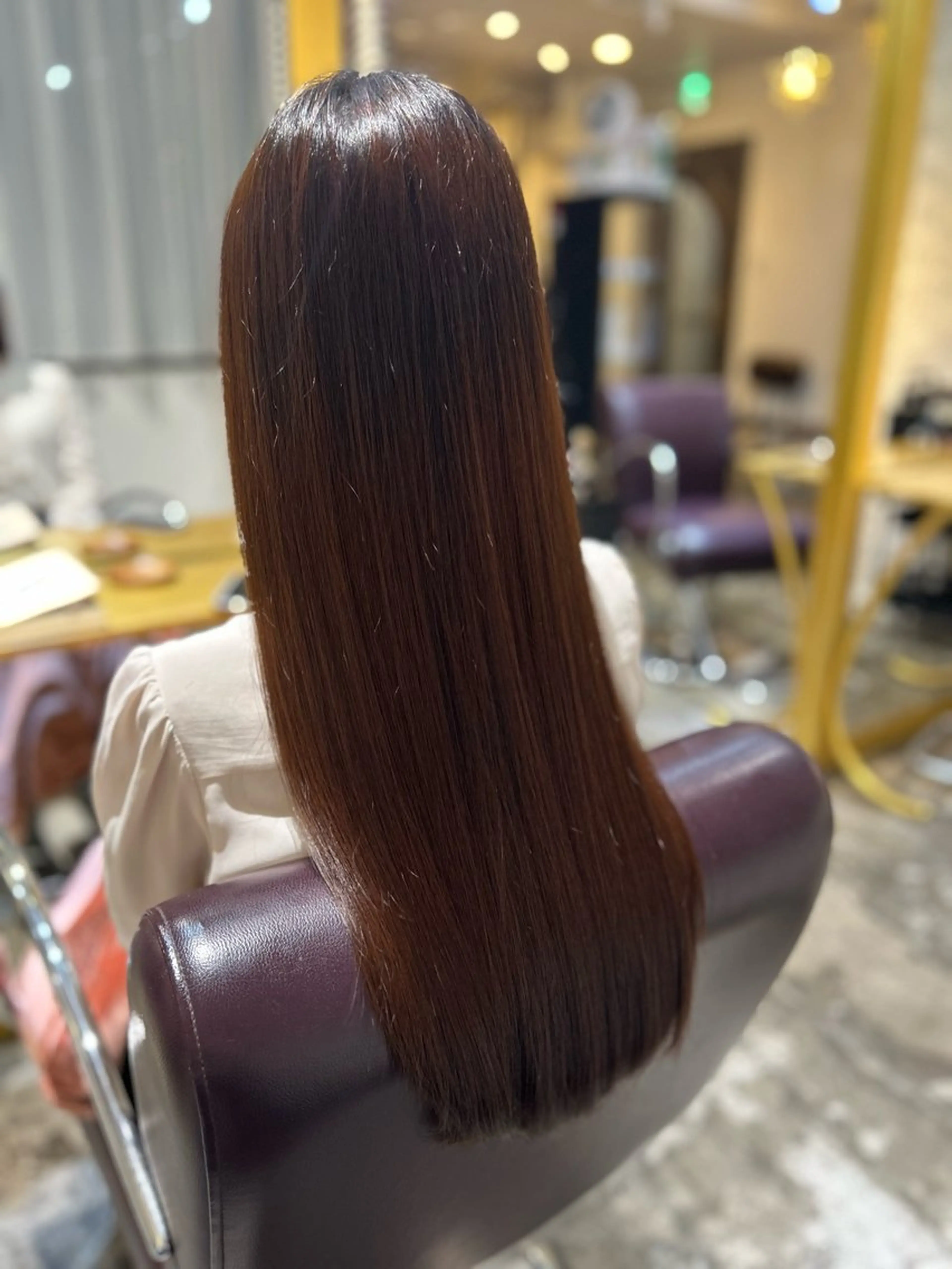 ロング カット 縮毛矯正 縮毛矯正／髪質改善 🌼mizukiのヘアスタイル