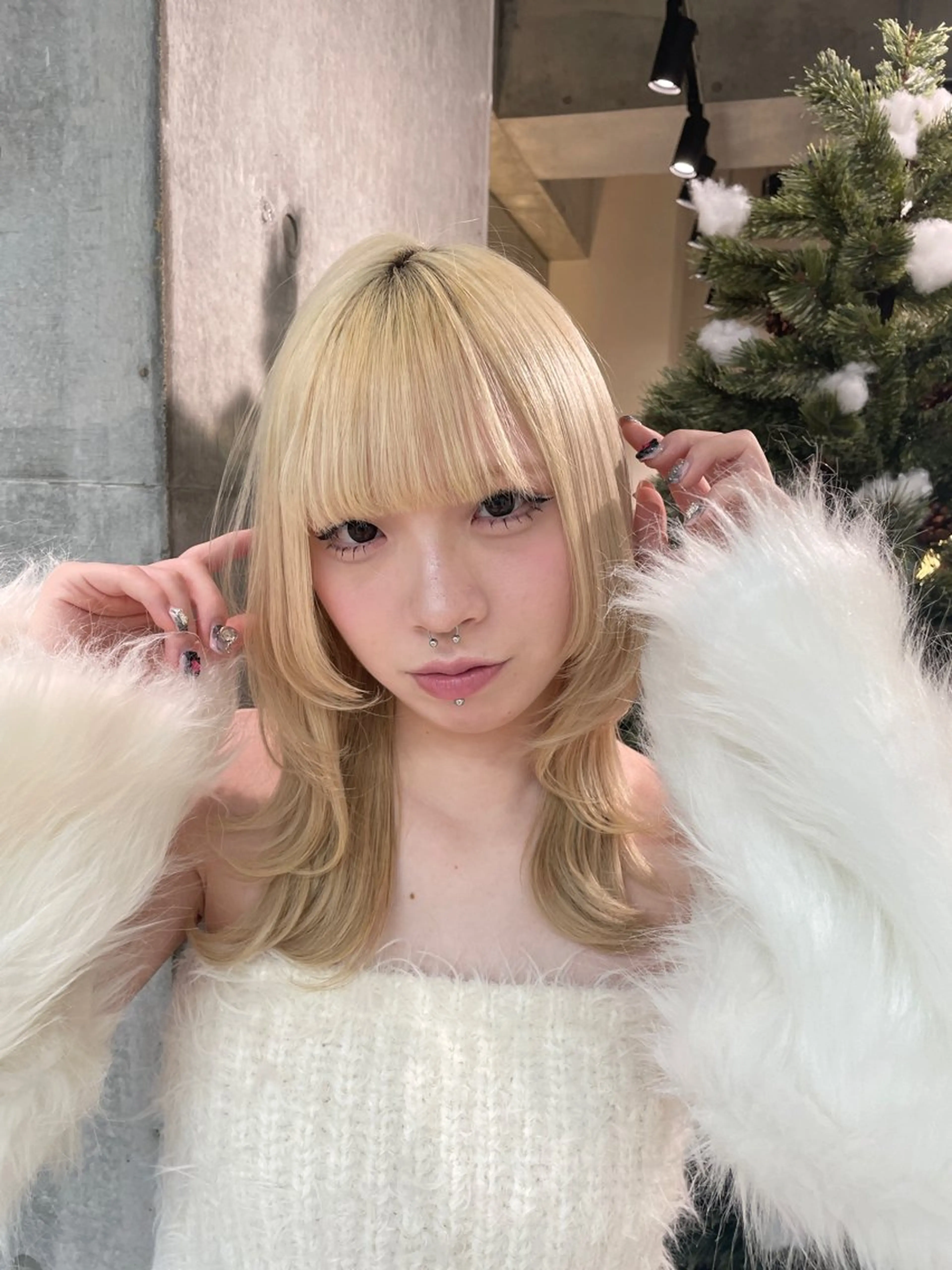 【ハイトーンにしたい方🤎】✨ブリーチ＋カラー✨高浸透トリートメント付き❣️の写真