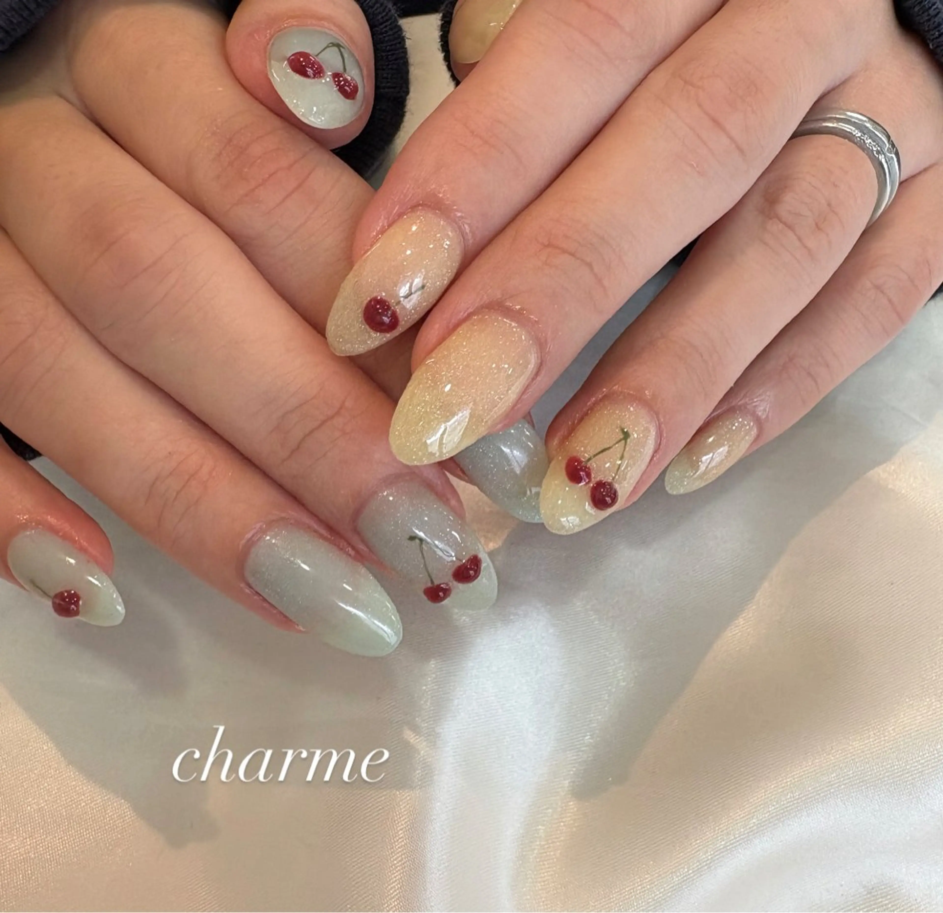 ネイル ハンドネイル charme newstaffのネイルデザイン