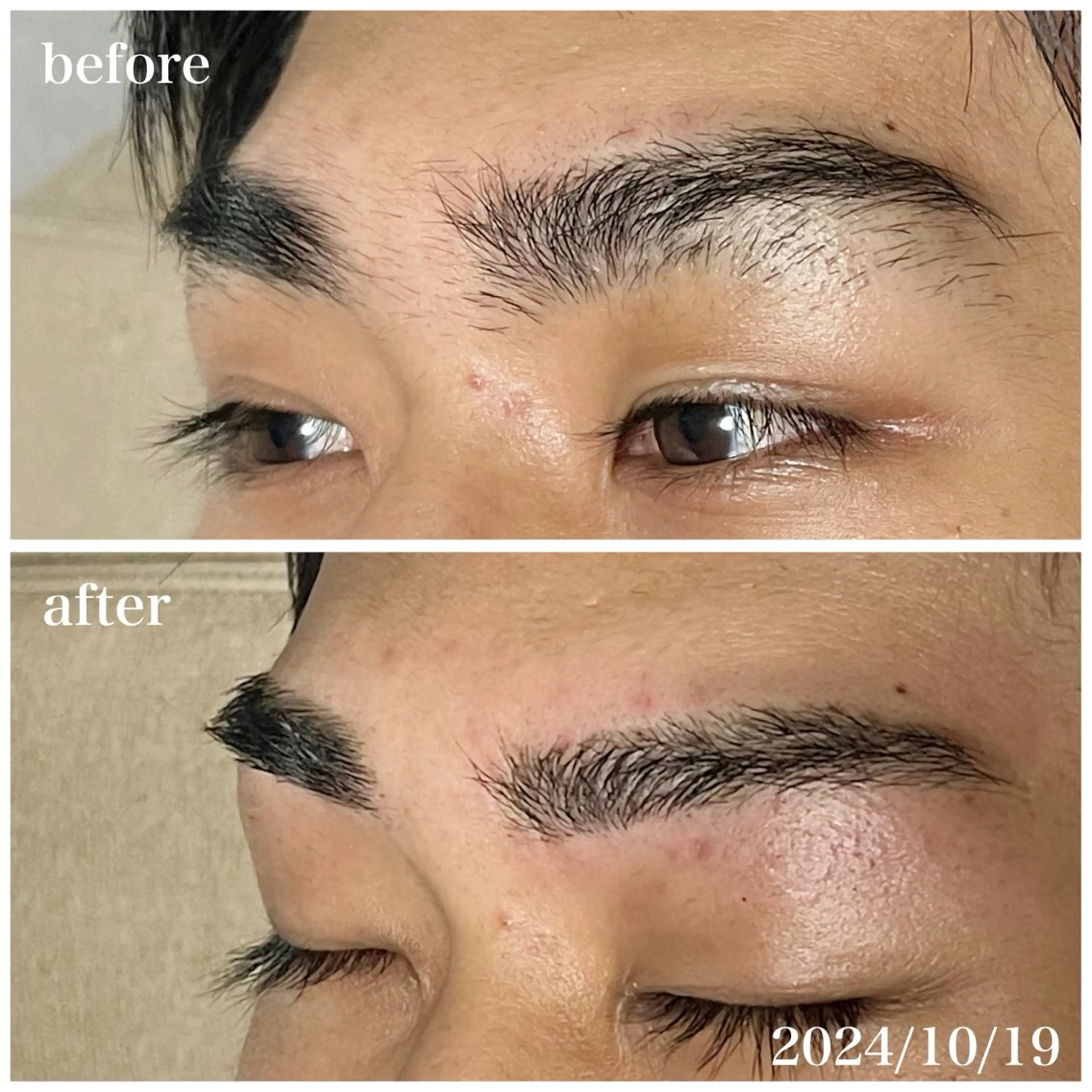 アイブロウ メンズアイブロウ 眉毛ワックス脱毛 ワックス脱毛 眉カット その他(アイブロウ) Ｂ&H所属・頭痛•肩こり専門/ 眉サロンB&H心斎橋のエステ・リラクイメージ