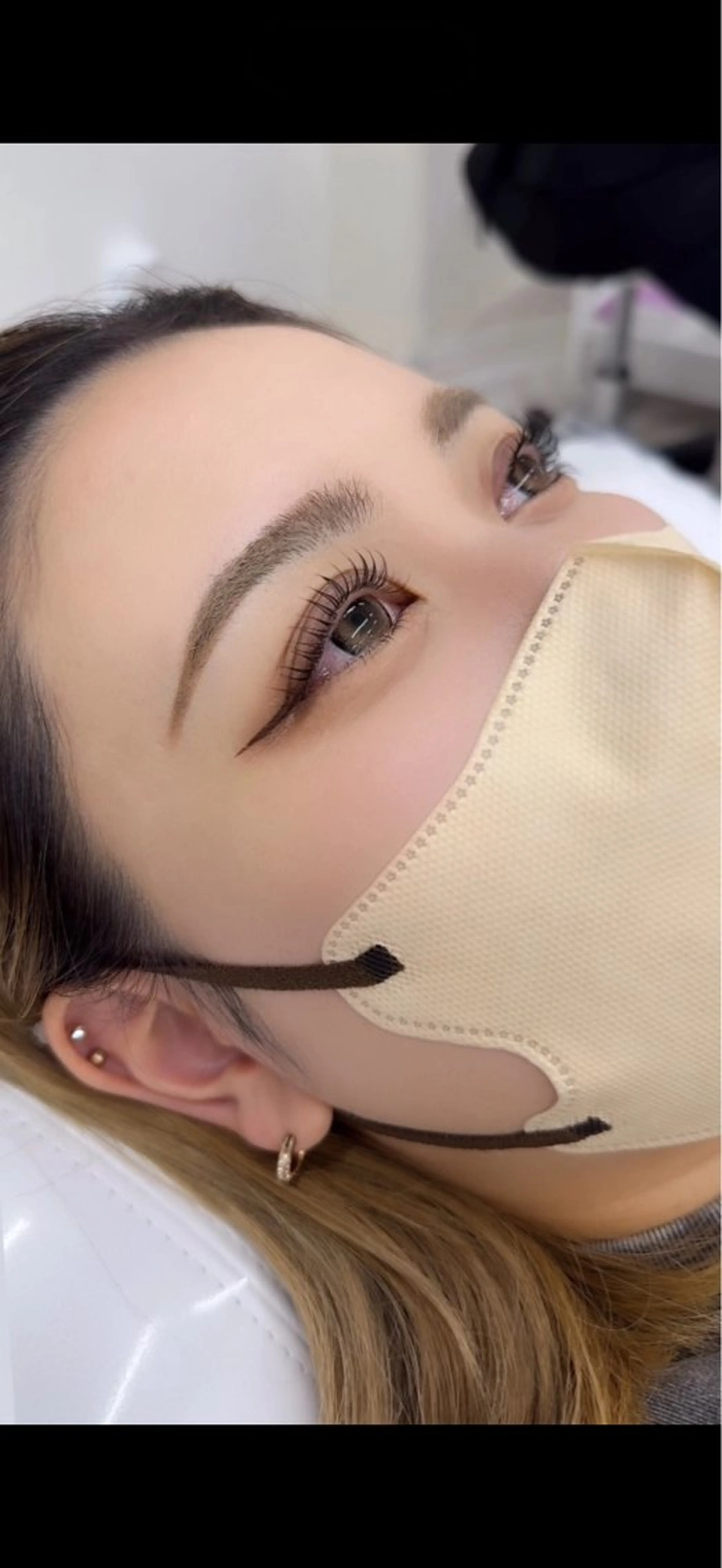 3月3、５日限定！まつ毛パーマ技術モデル様🌟似合わせデザイン（パーマ、パリ、ピーナツ、バター、ぺった、ロッド多数）の写真