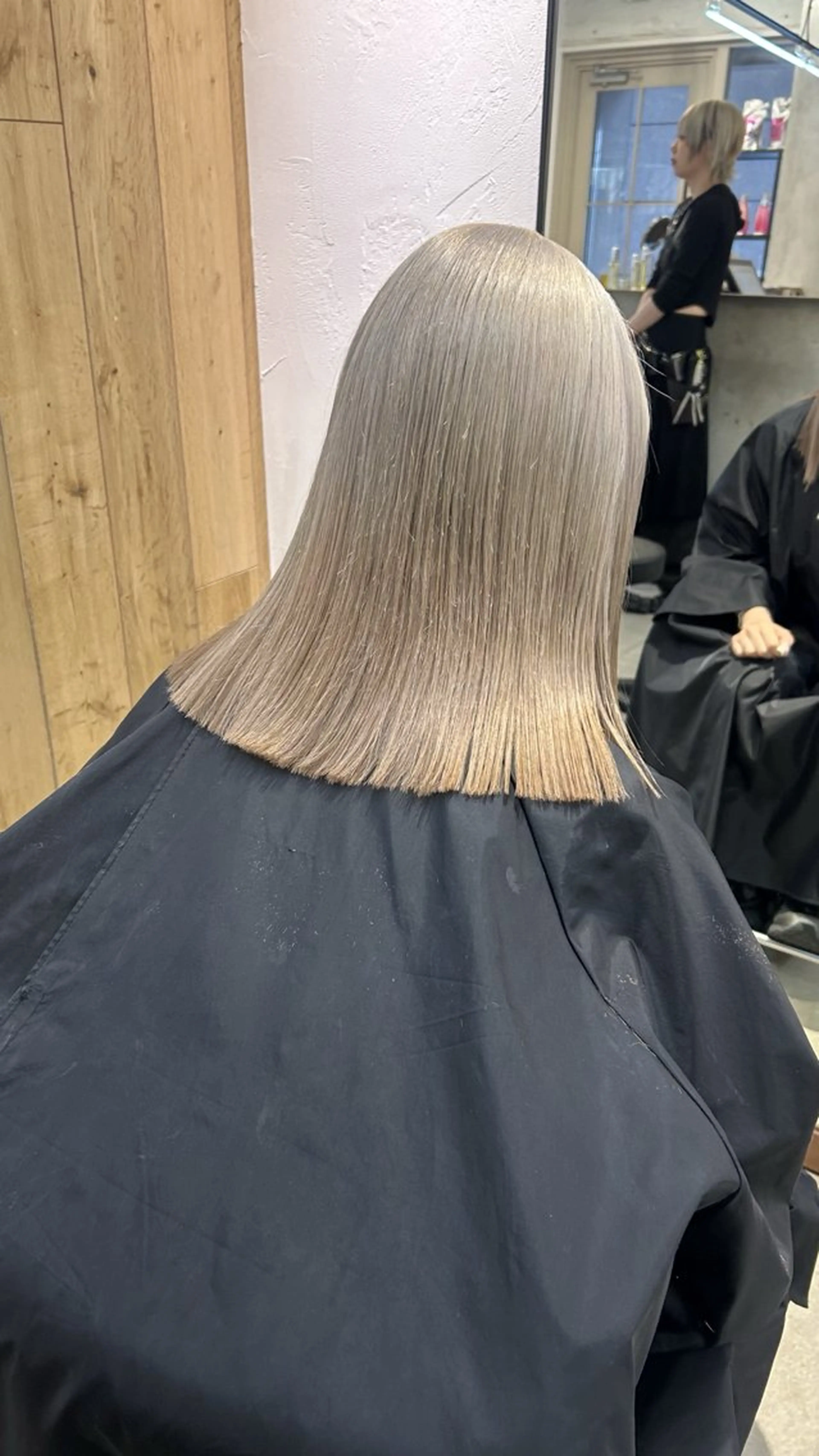 ミディアム カラー カット ヘアカラー トリートメント じゅわっと暖色カラー 🍊Moemiのヘアスタイル