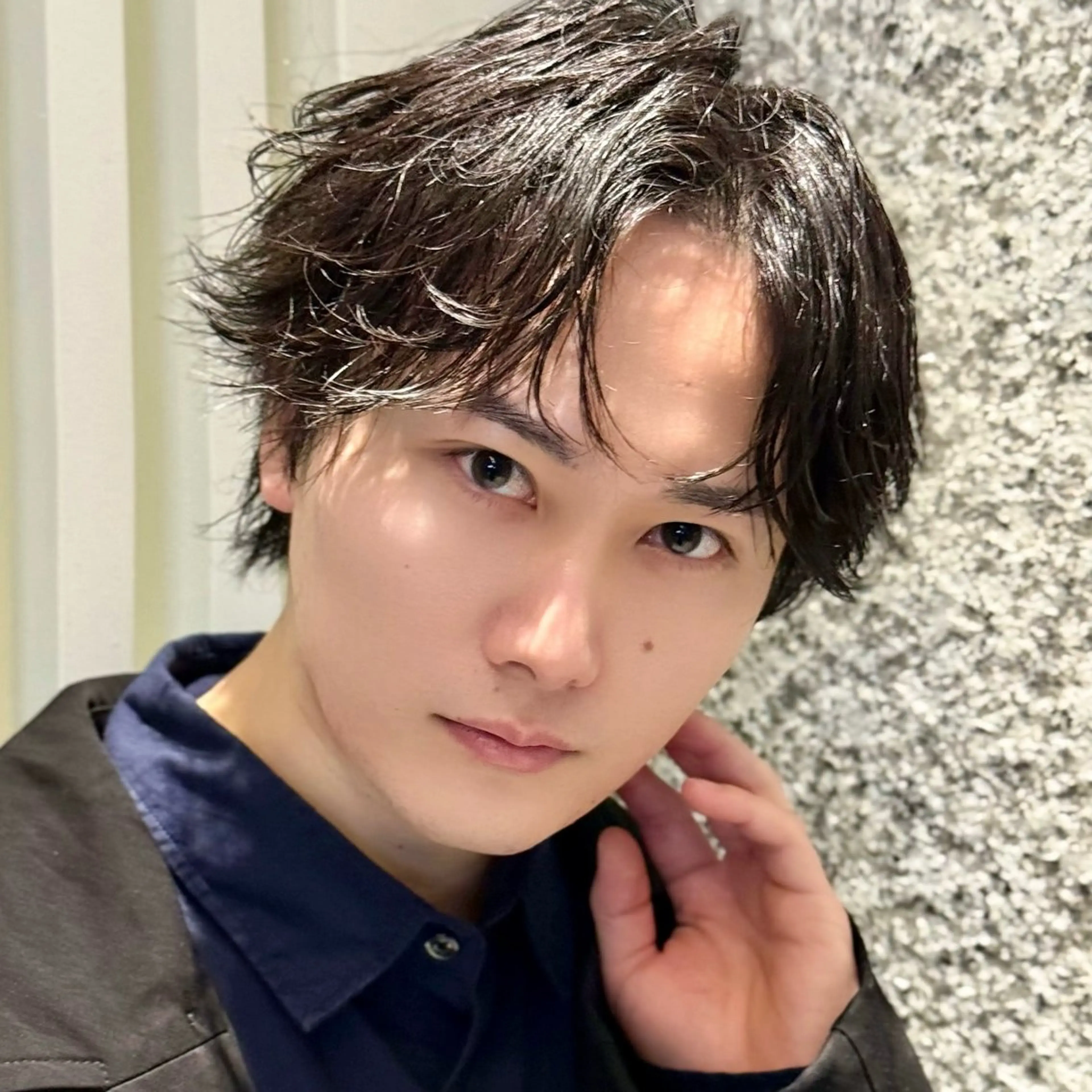 ミディアム メンズ メンズZina代表 田端 麗治のヘアスタイル