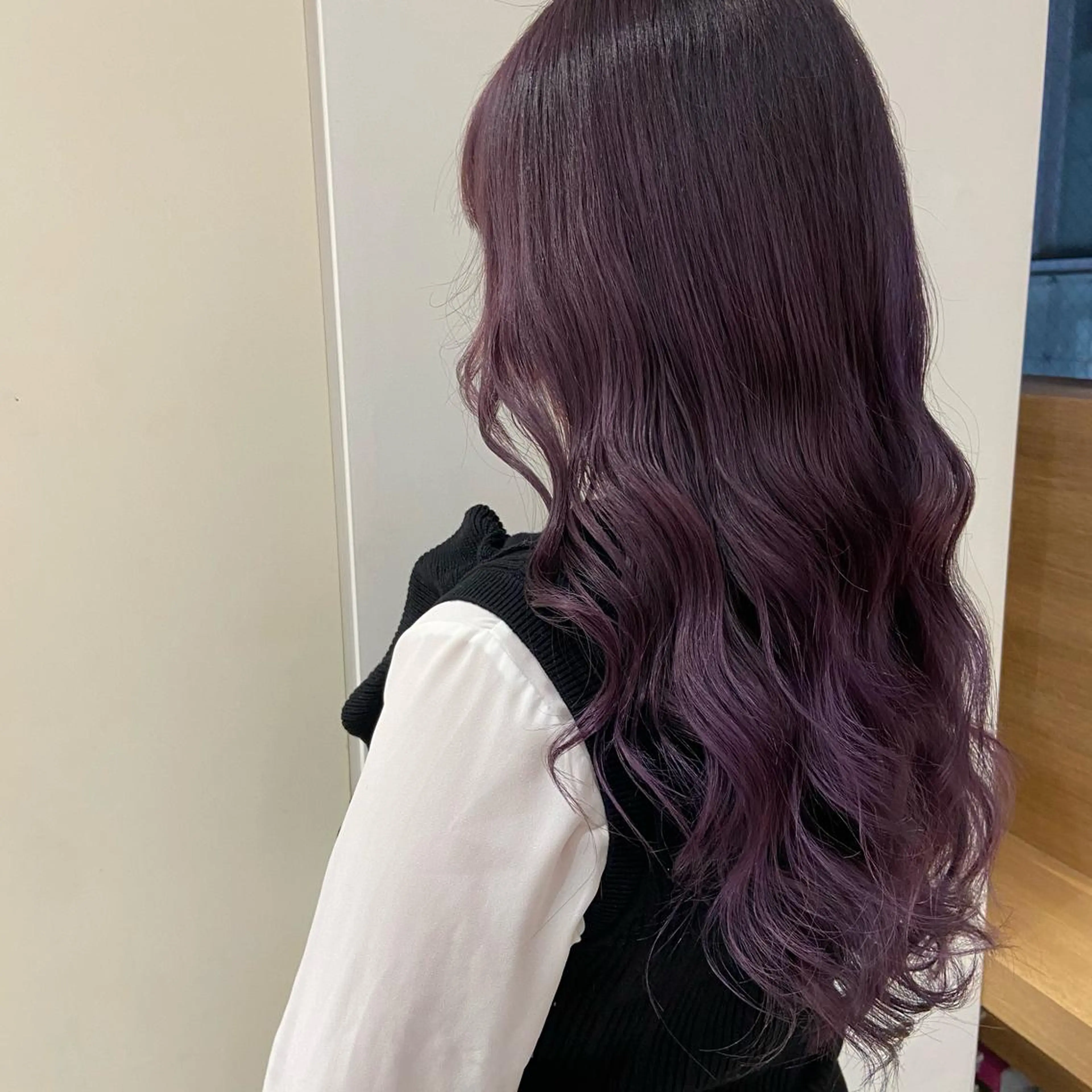 ロング カラー 新宿/韓国ヘア 中明度カラー/かやのヘアスタイル