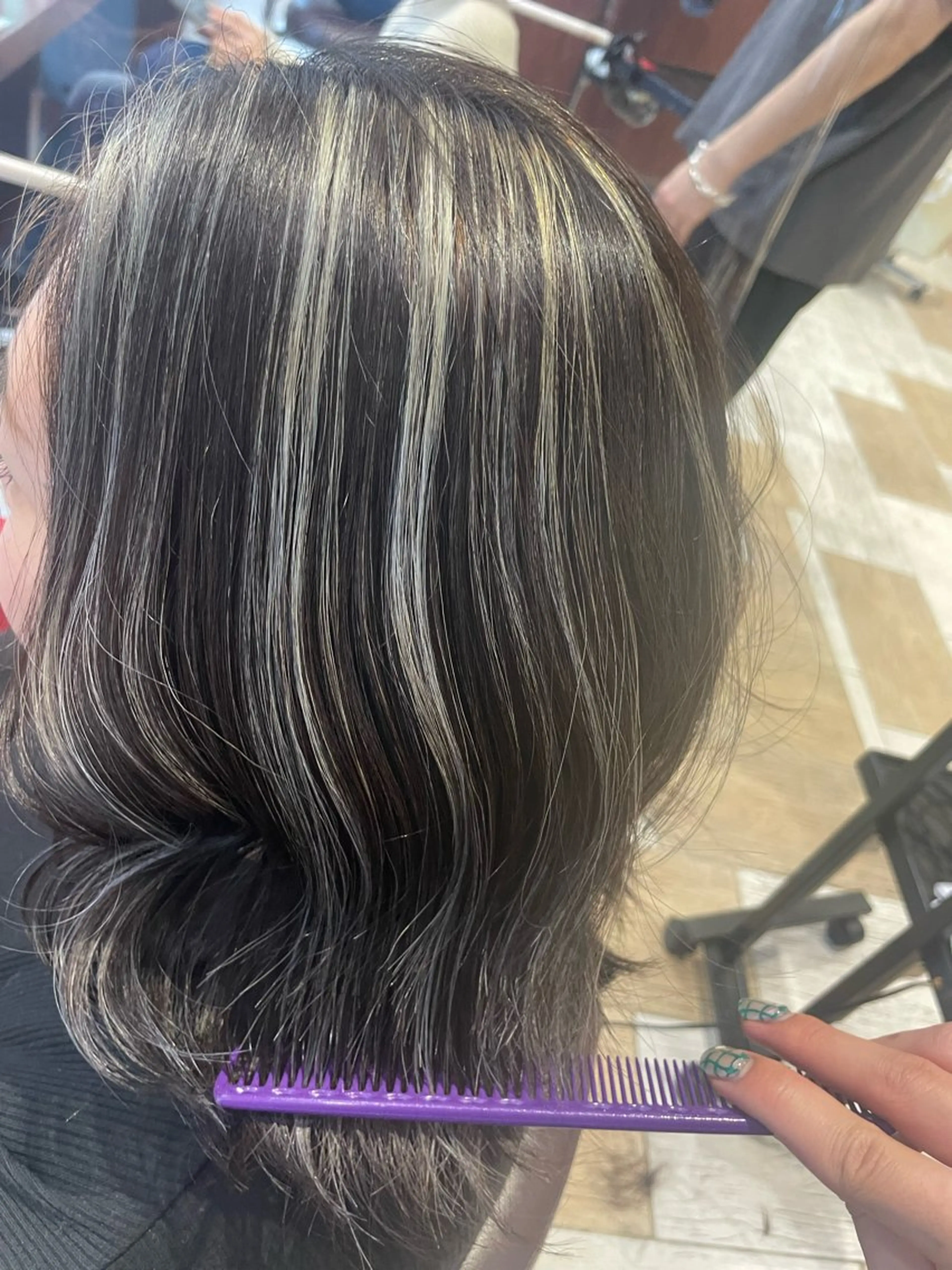 ミディアム カラー ハイライトカラー ハイライト EARTH菊名店👾 ひらのすぐるのヘアスタイル