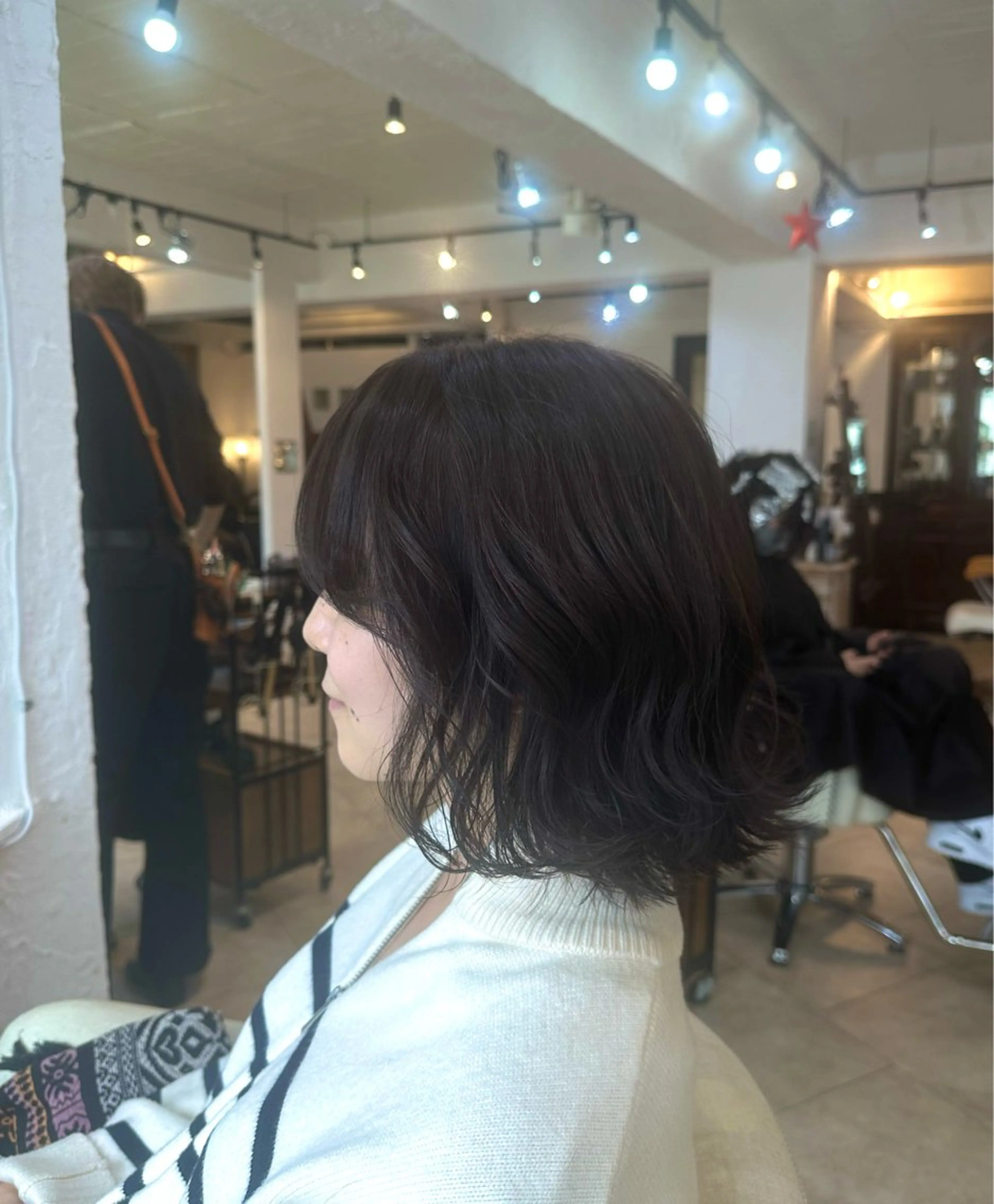 ミディアム スパイキー/ ピンパーマ/緑川雄也のヘアスタイル