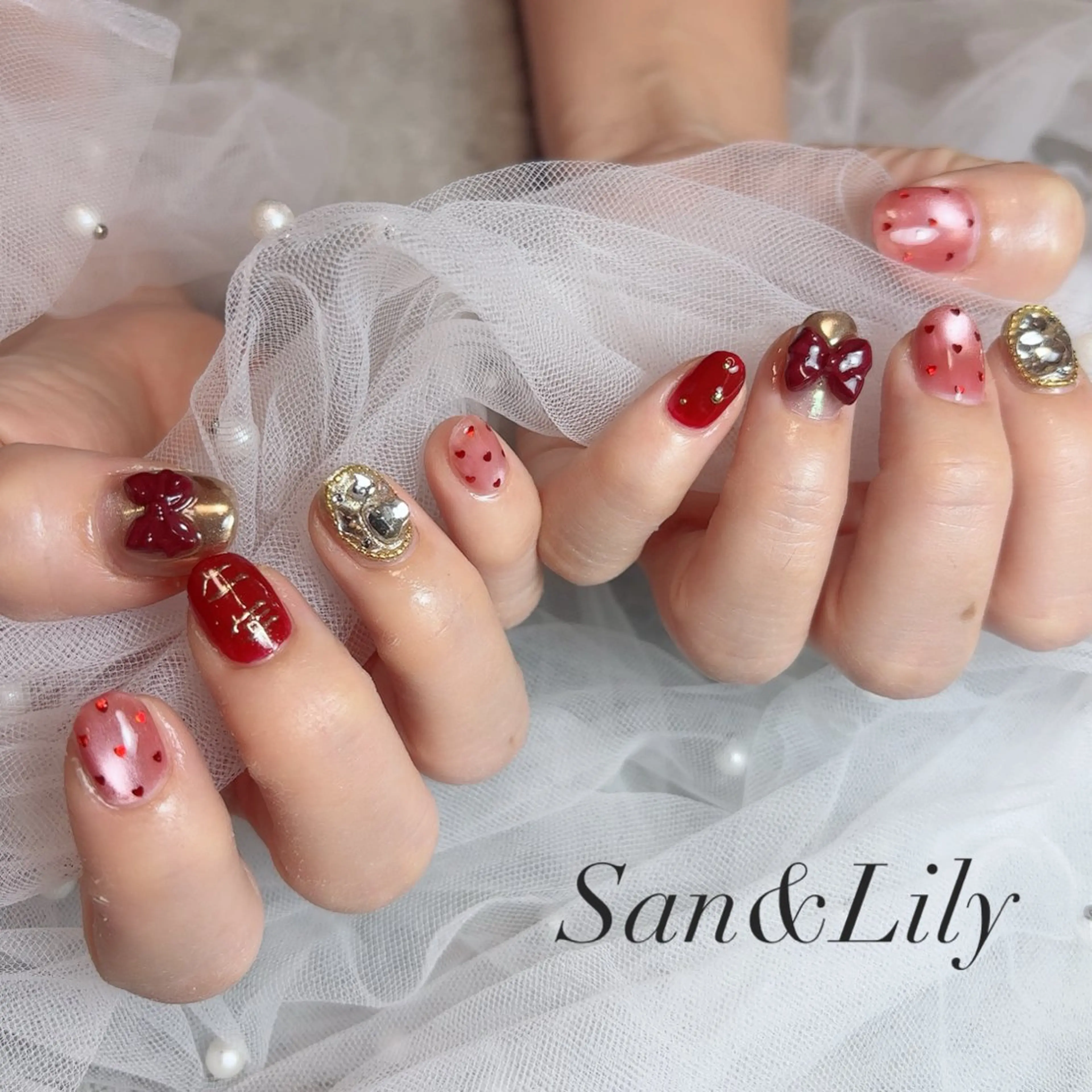 ネイル ハンドネイル San＆Lily madokaのネイルデザイン