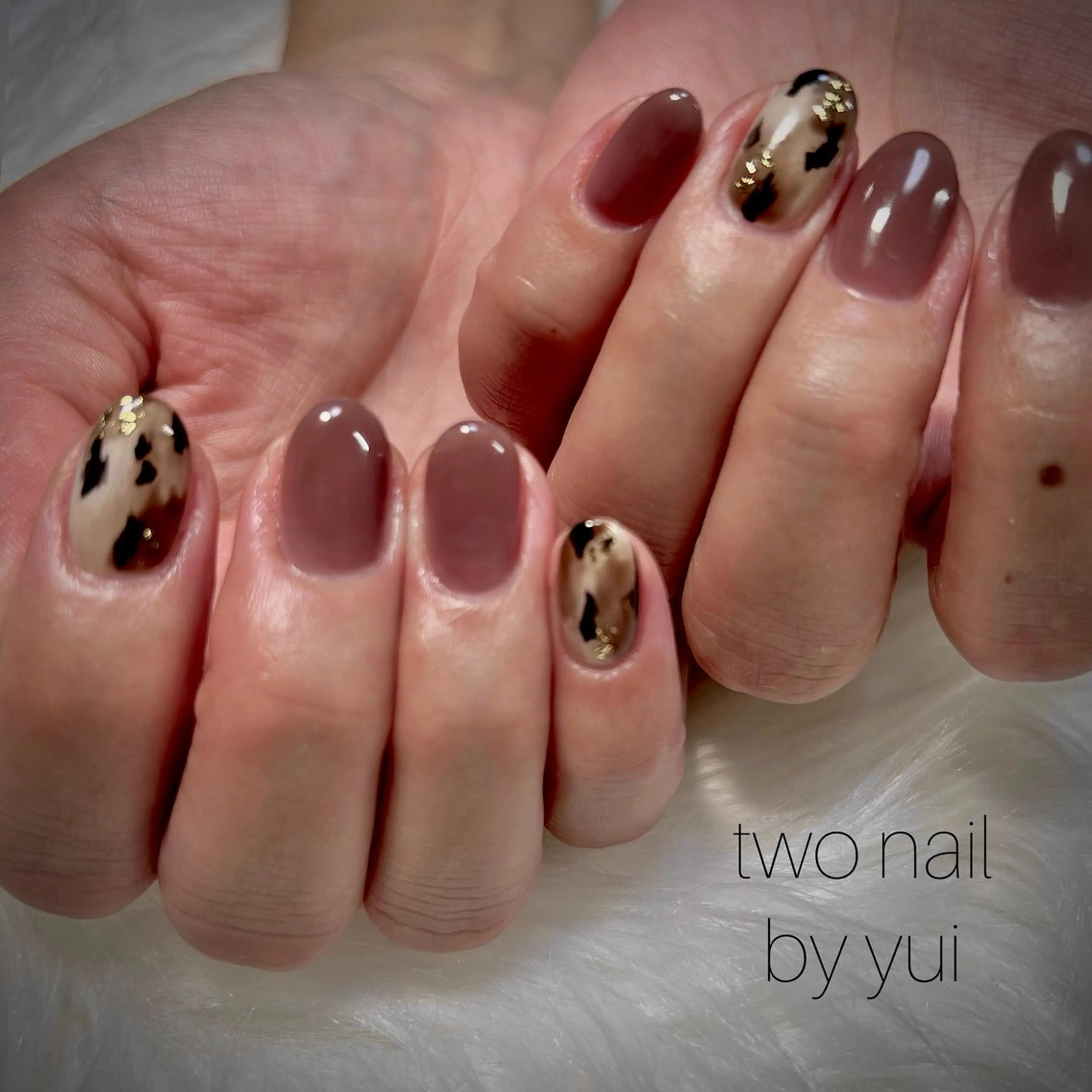 ネイル アートネイル ネイルチップ ホワイト ハンドネイル two nailのネイルデザイン