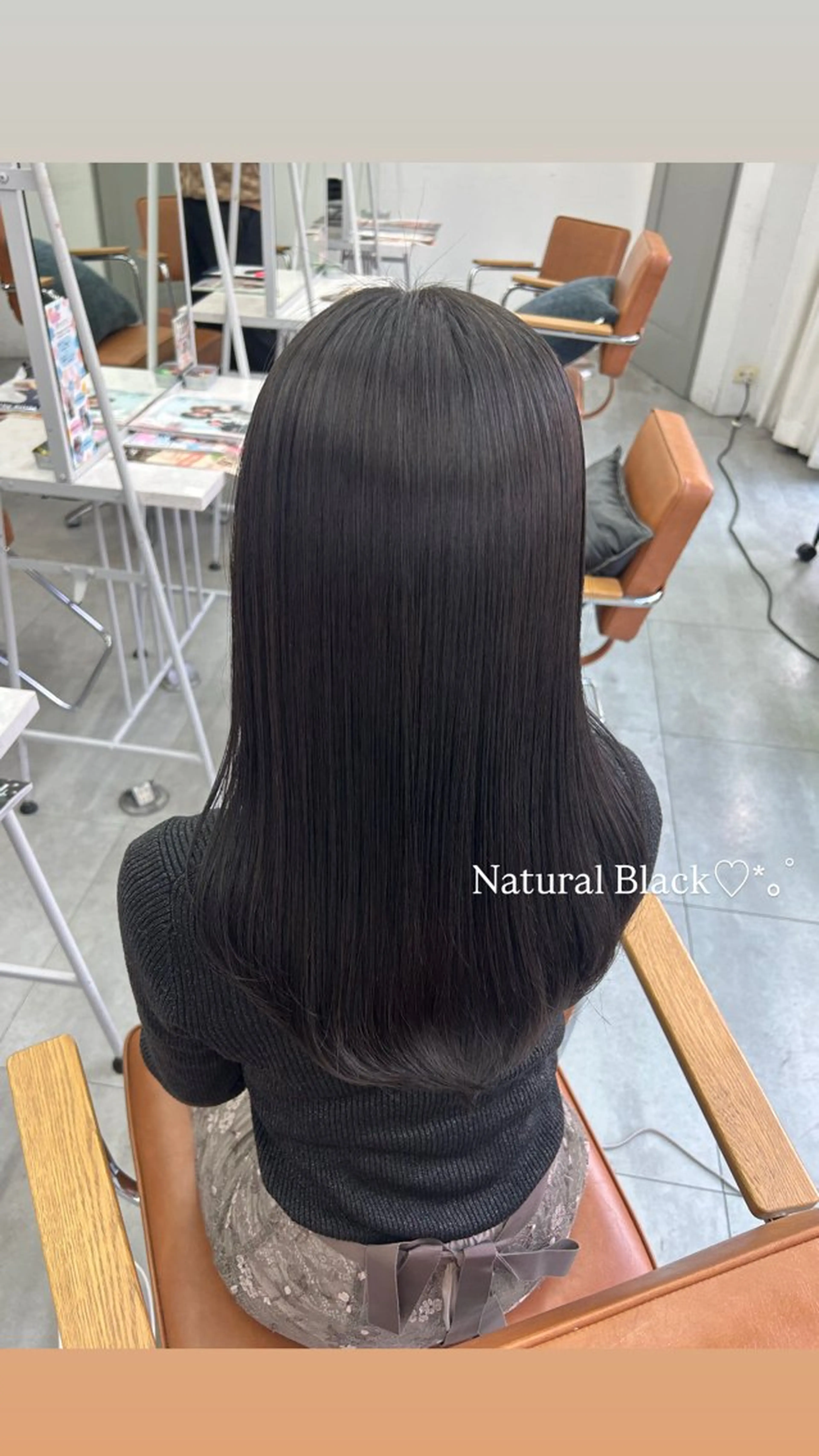 ロング ☘️透明感オリーブ ナミ☘️のヘアスタイル