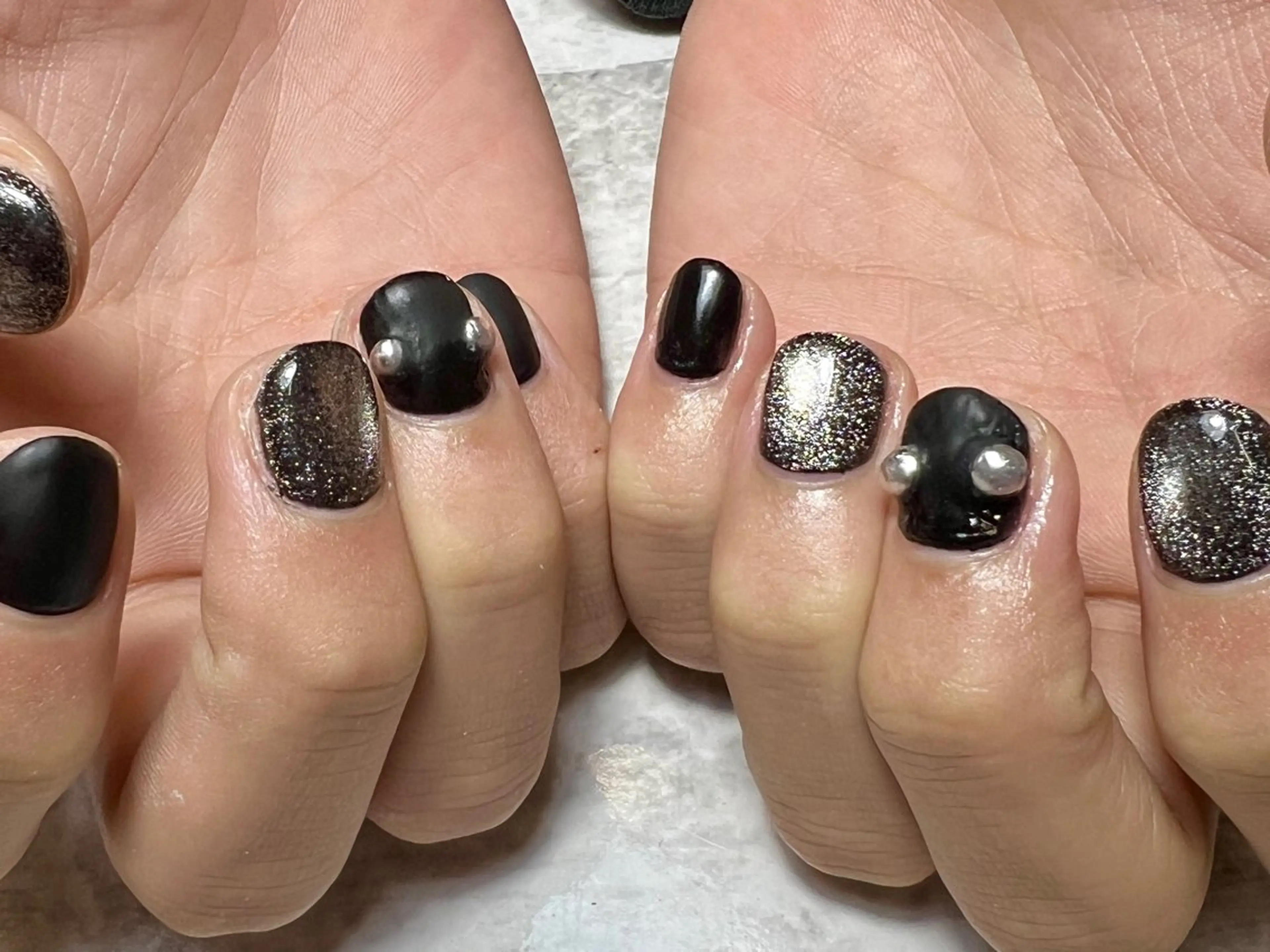 ネイル メンズネイル ハンドネイル 個性派ニュアンス nuts nail所属・【池袋】nuts nail なつみのネイルデザイン