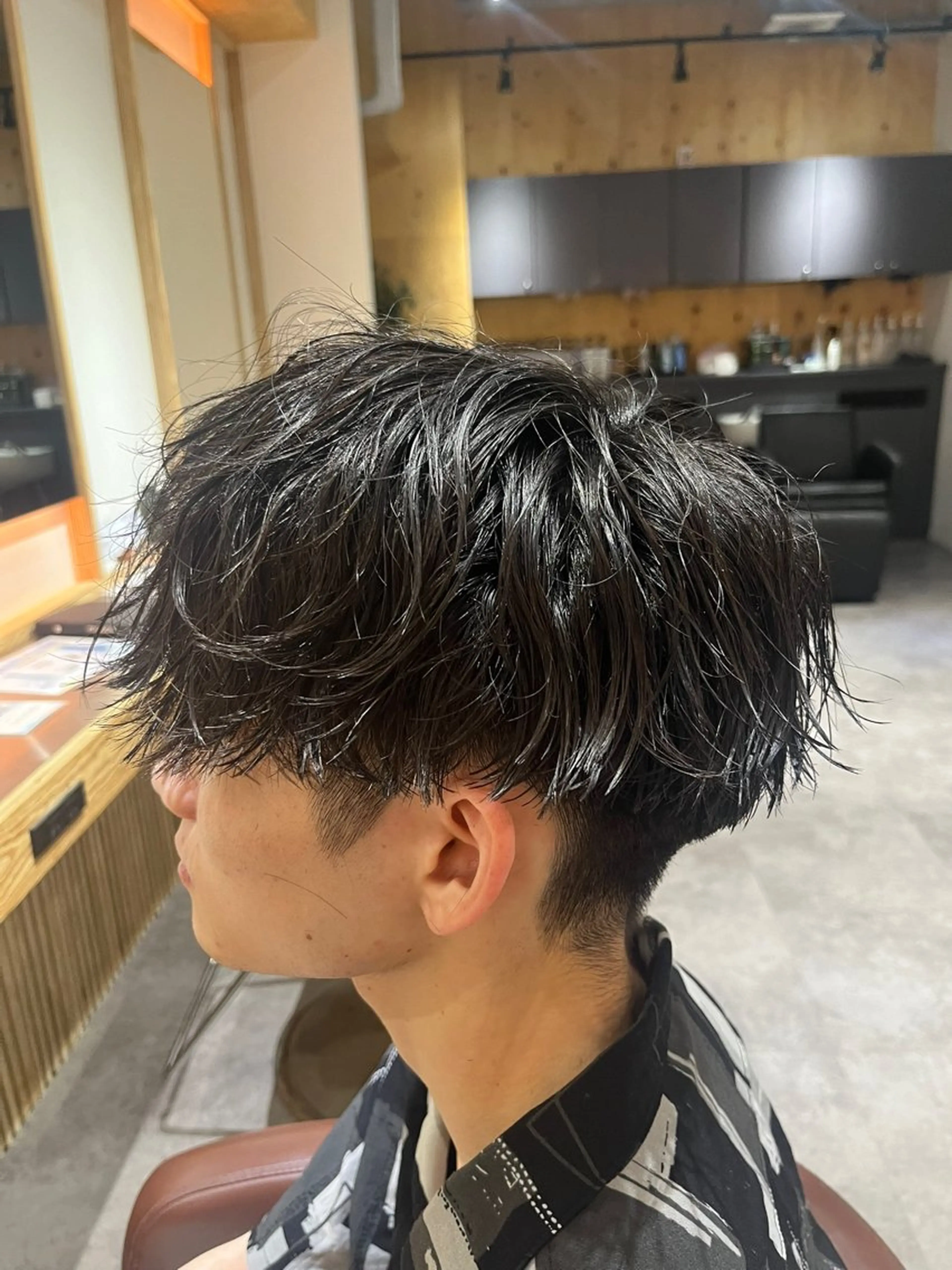 パーマ メンズ メンズパーマ 波巻きパーマ 雪音/美髪縮毛矯正 /ニュアンスパーマのヘアスタイル