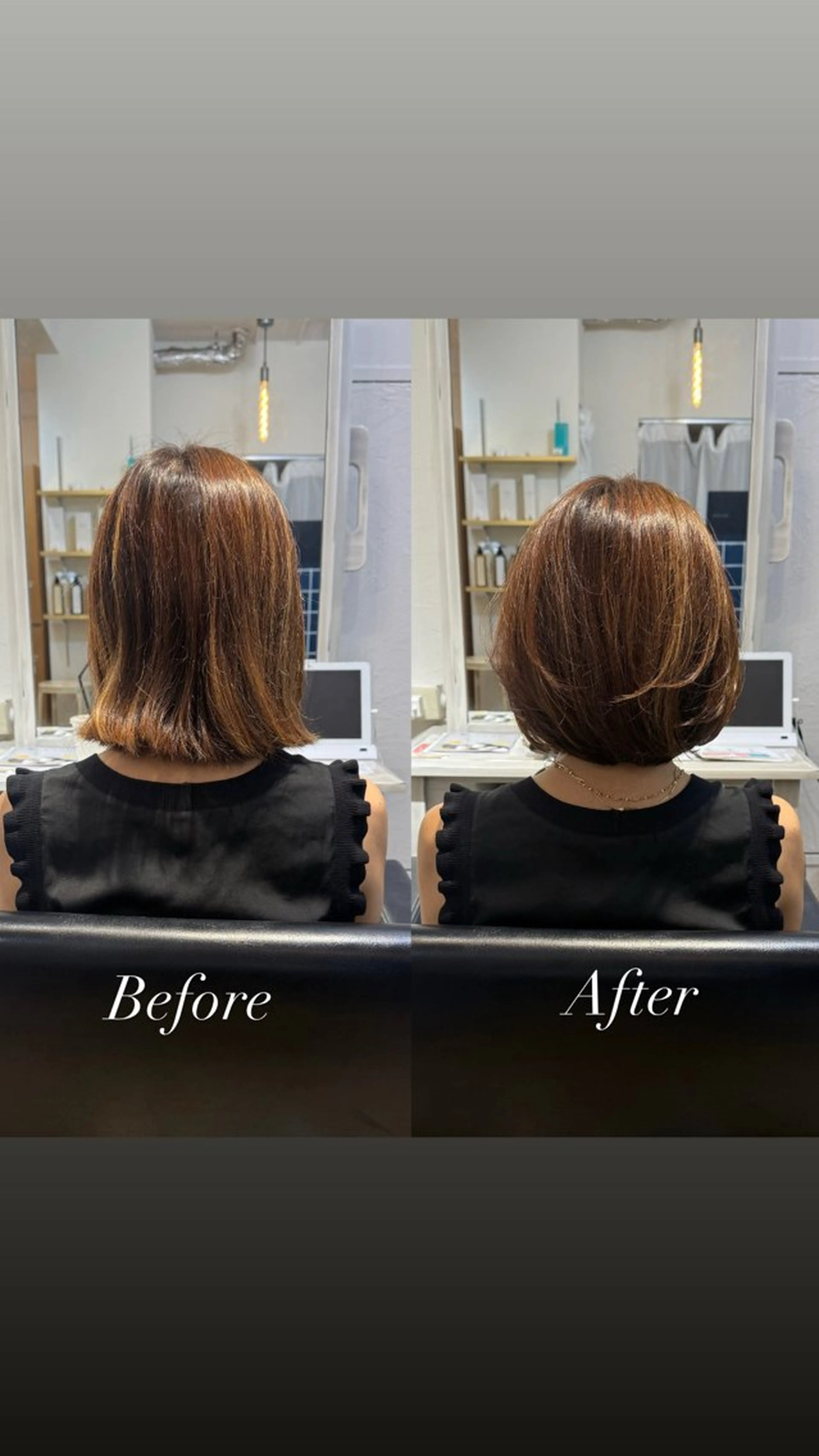 ミディアム カット 髪質改善特化／透明感 カラー／ＡＫＡＮＥ♡のヘアスタイル