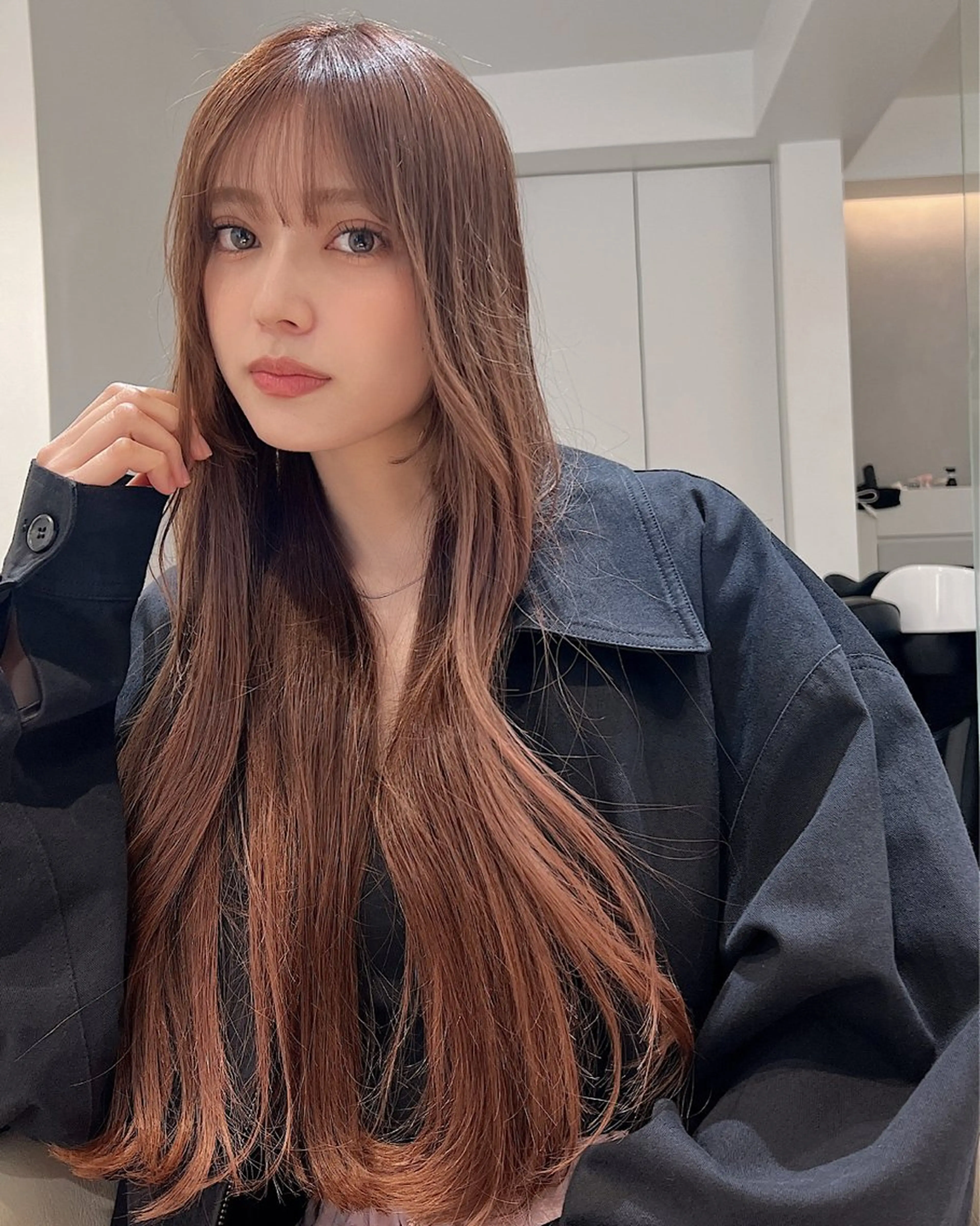 ロング カラー カット ヘアカラー トリートメント 💎透明感カラー特化 💎TAISEIのヘアスタイル