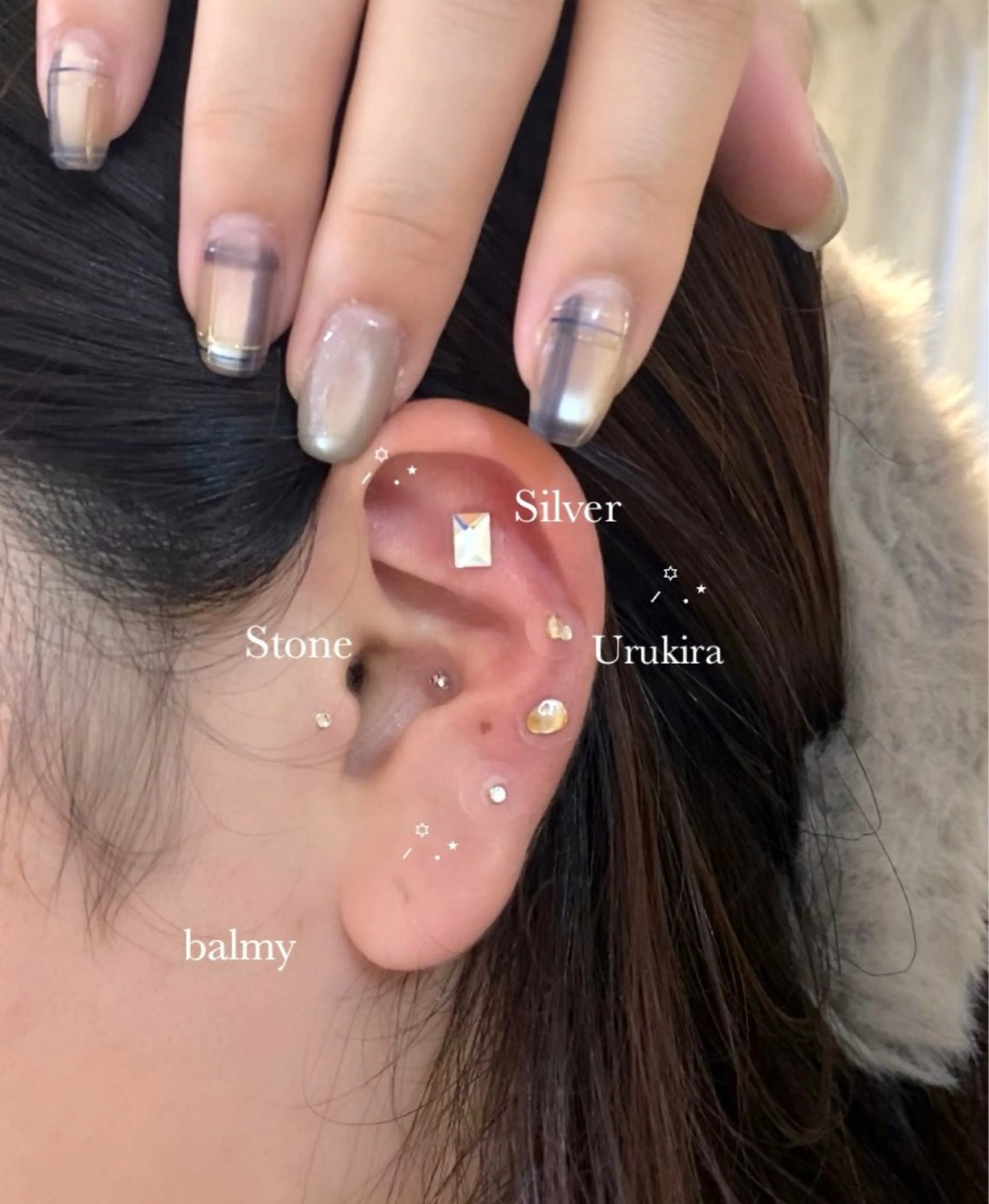 【耳つぼジュエリーモニター】限定価格12粒🪽¥3850→¥1000の写真