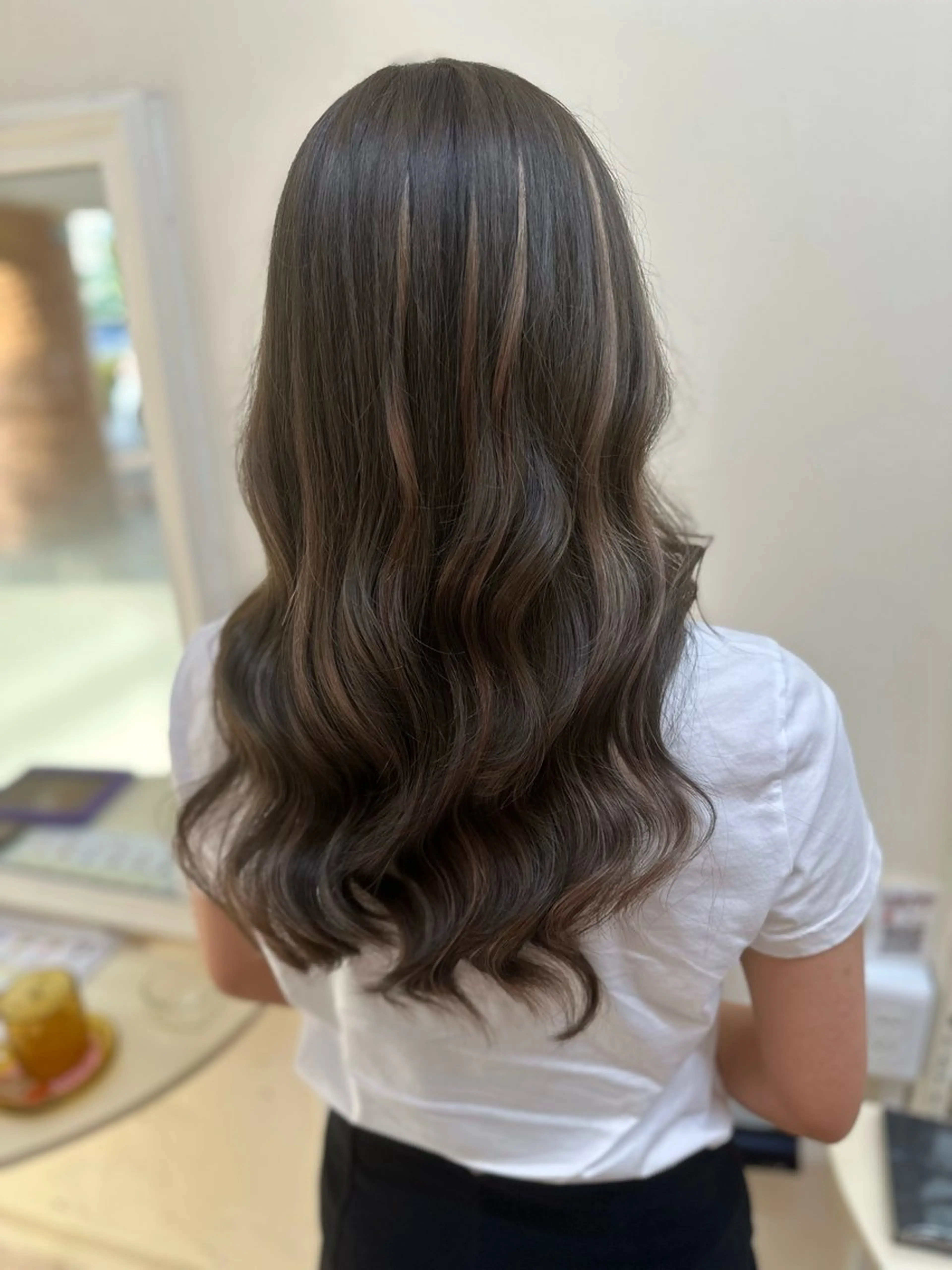 ロング プルエクステ エクステ カット ヘアカラー トリートメント エクステ ヘッドスパ ヘアセット プルエク/clana ♡marinのヘアスタイル