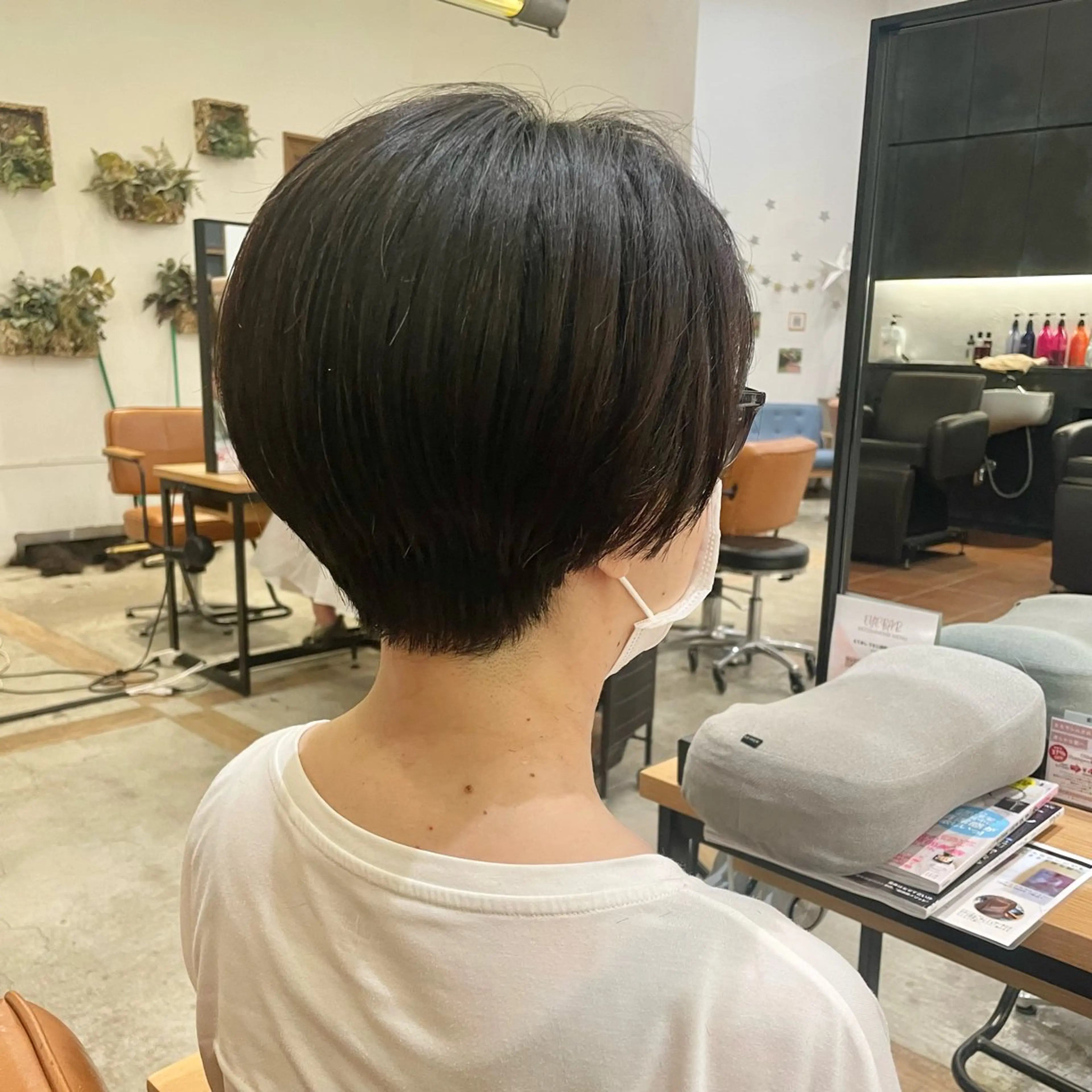 ショート 似合わせ♡レイヤー/ 暖色艶カラー/moeのヘアスタイル