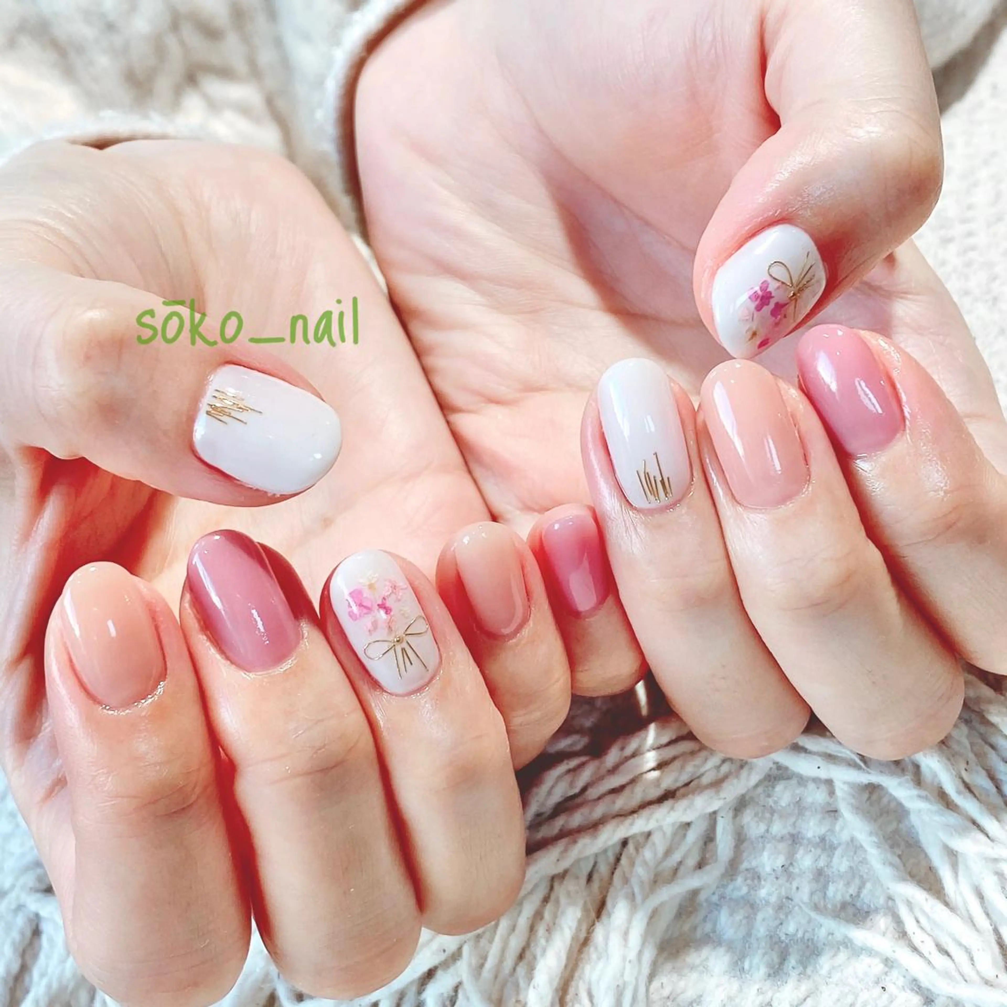 ネイル ハンドネイル sōko Hair&Nail Salon所属・megu  / sōko nailのネイルデザイン