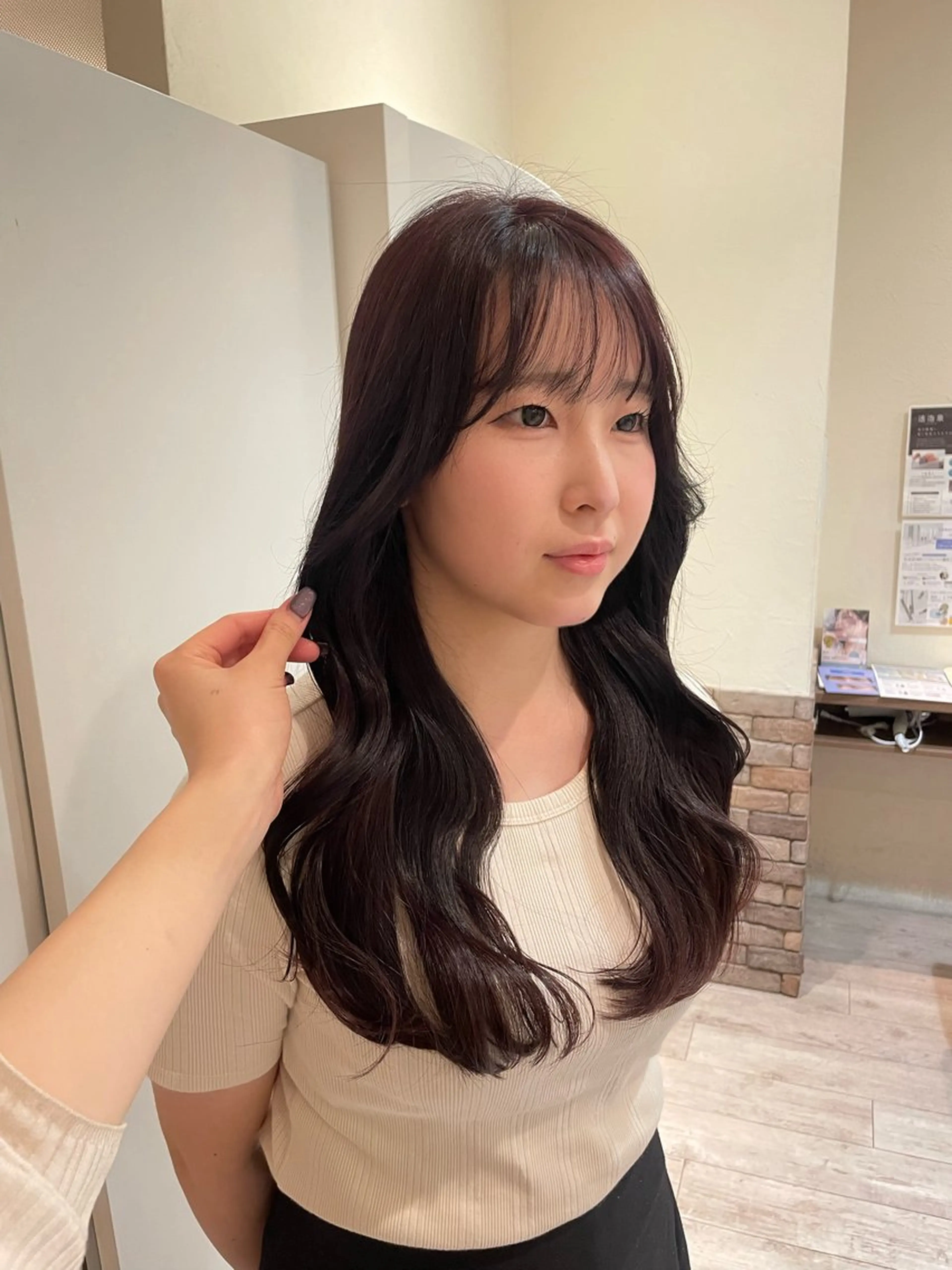 ロング カラー hiyori /韓国ヘアのヘアスタイル