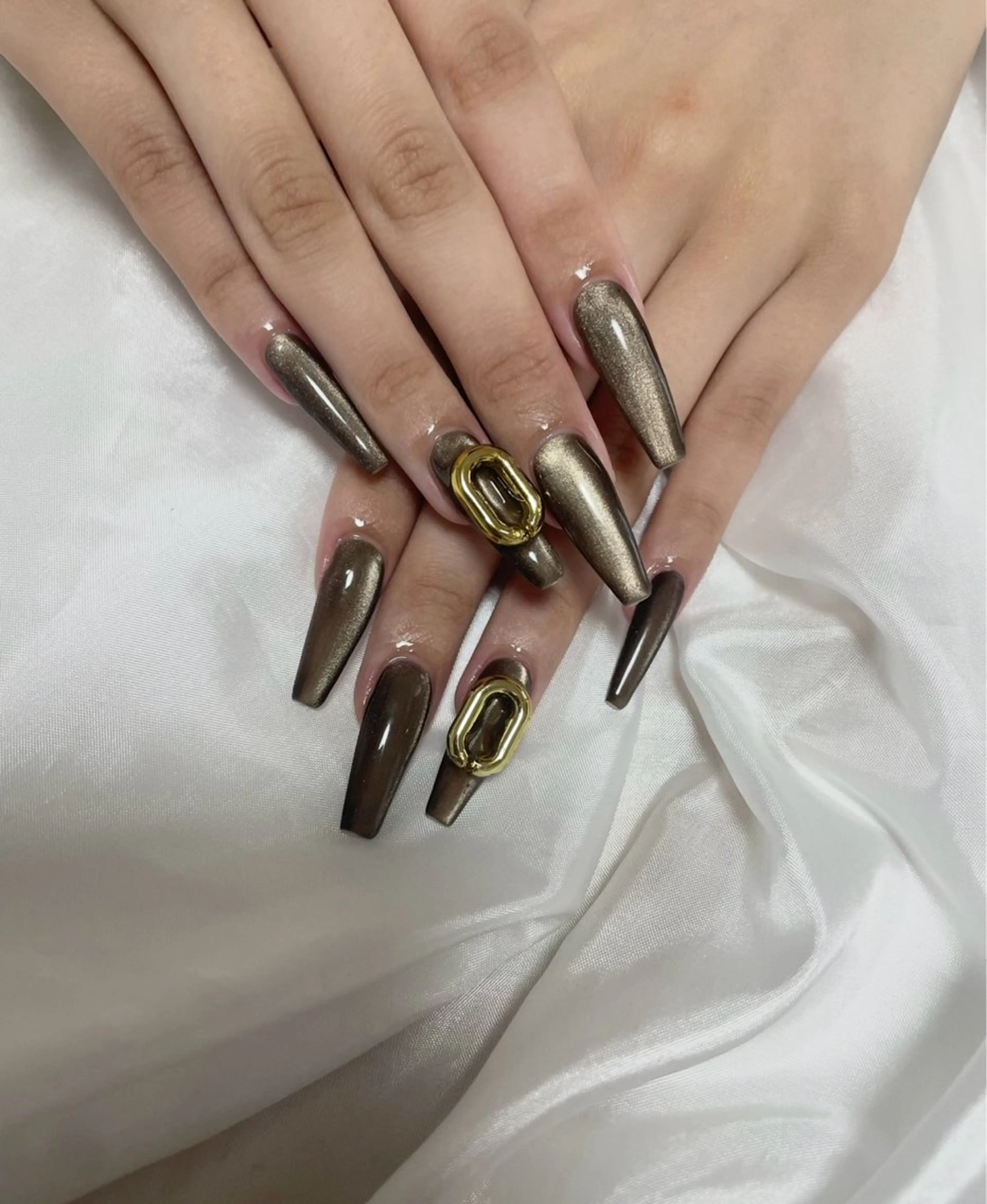 ロング Nailsalon プチ　ラジェムのネイルデザイン