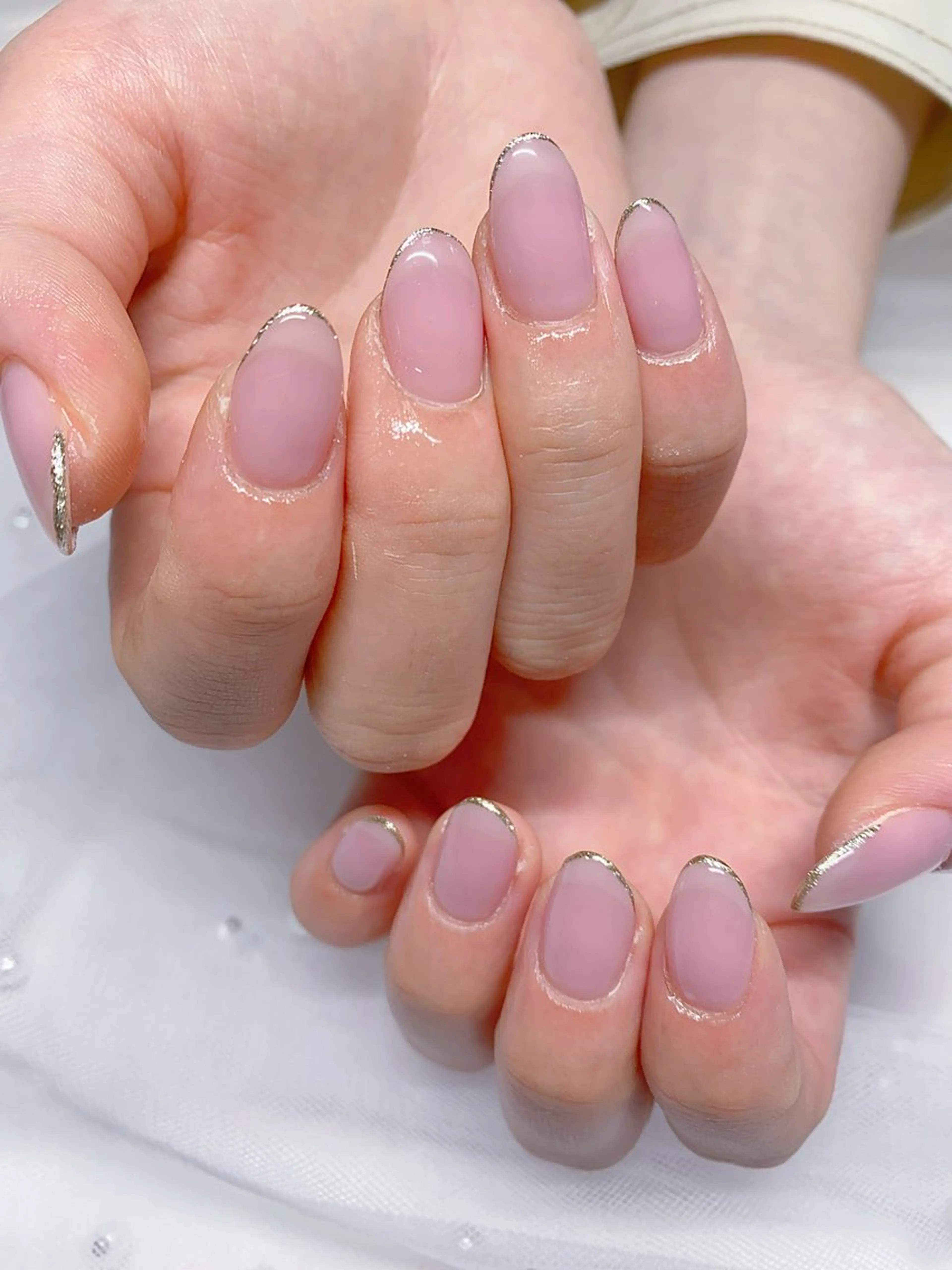 ネイル フレンチネイル ハンドネイル Jasmine nailsalon所属・ジャスミン ネイルサロンのネイルデザイン