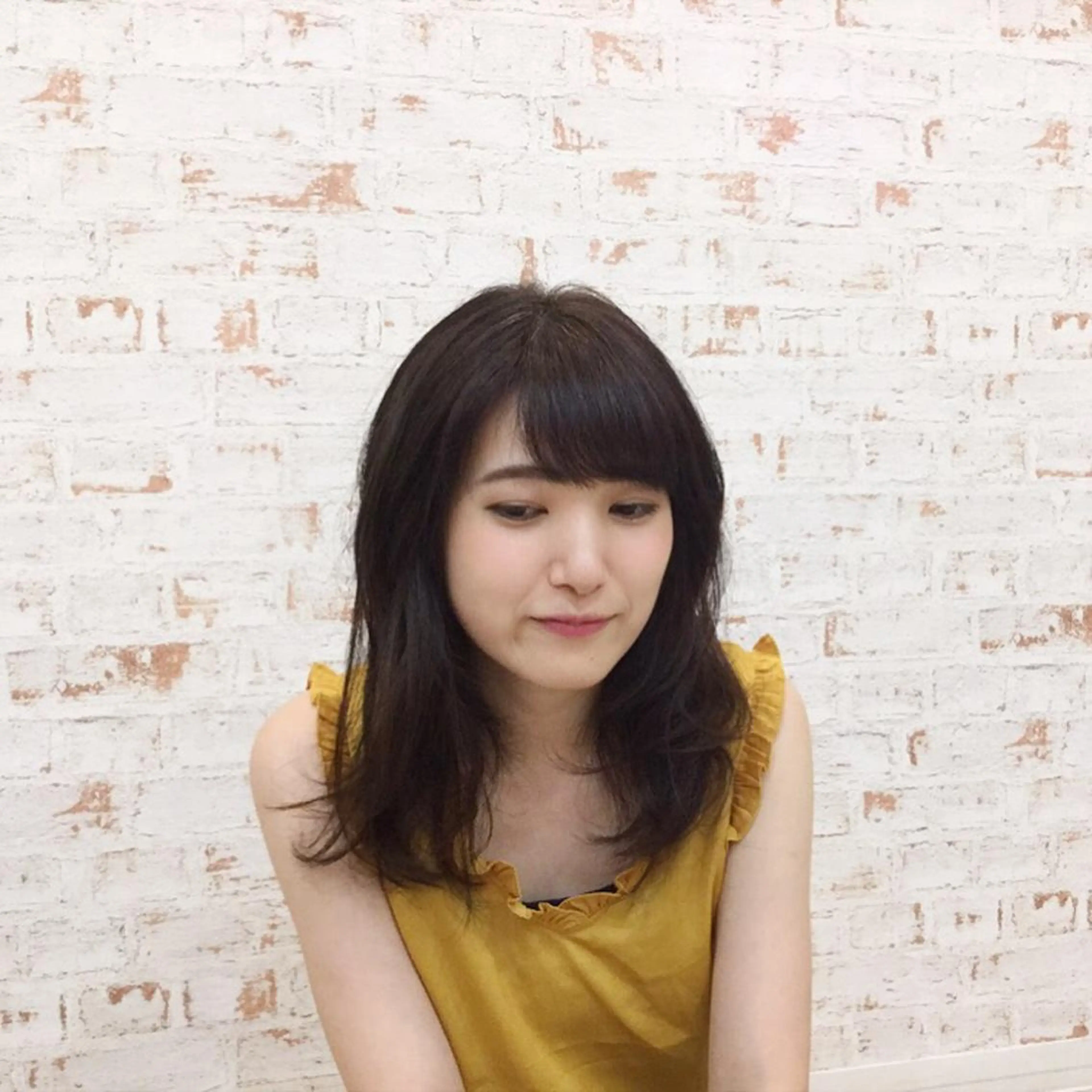 セミロング カラー ヘアアレンジ KAIzen. tomoのヘアスタイル