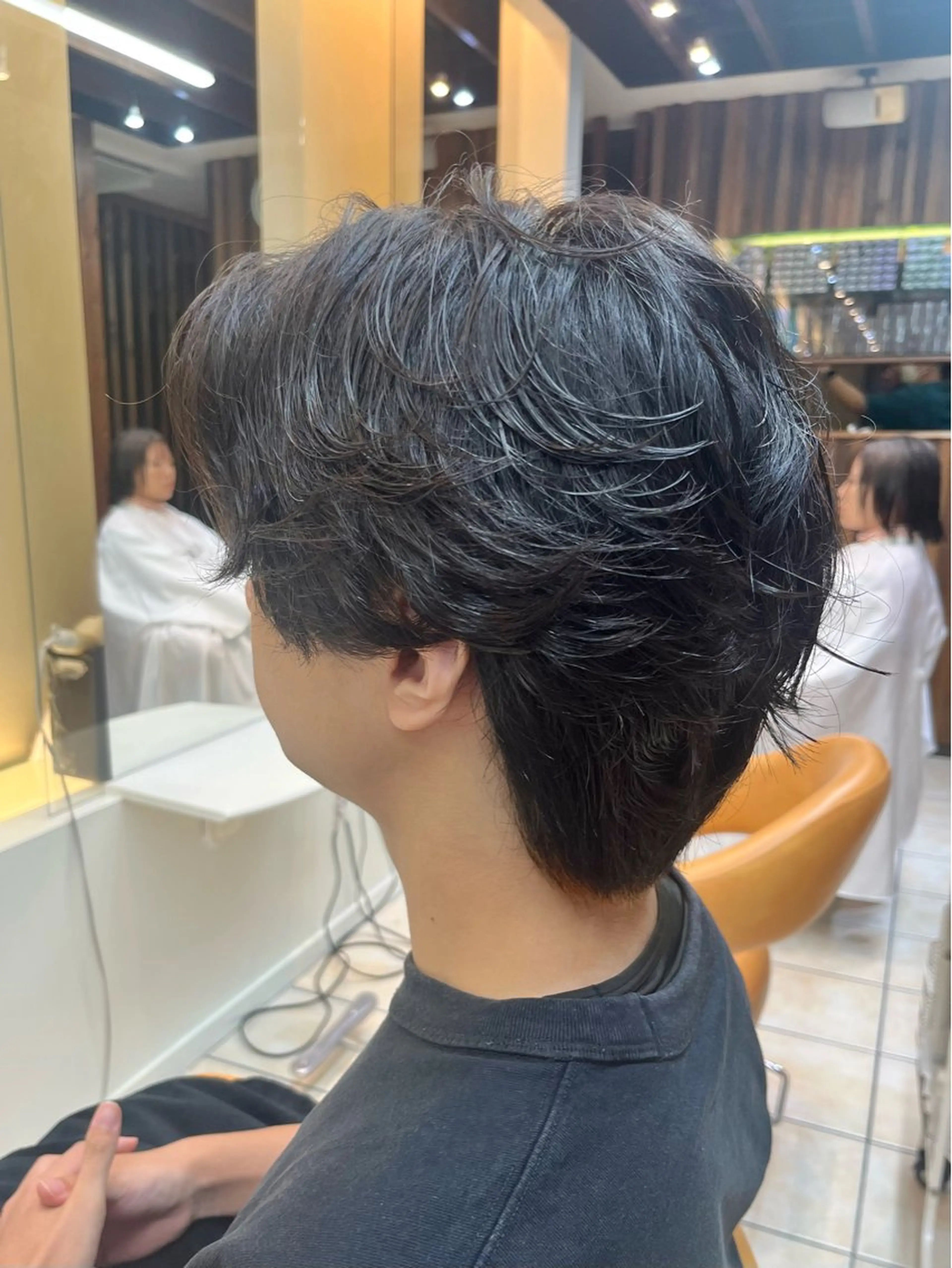 ショート パーマ メンズ カット パーマ メンズ特化/パーマ/ 髪質改善　高野奨馬のヘアスタイル